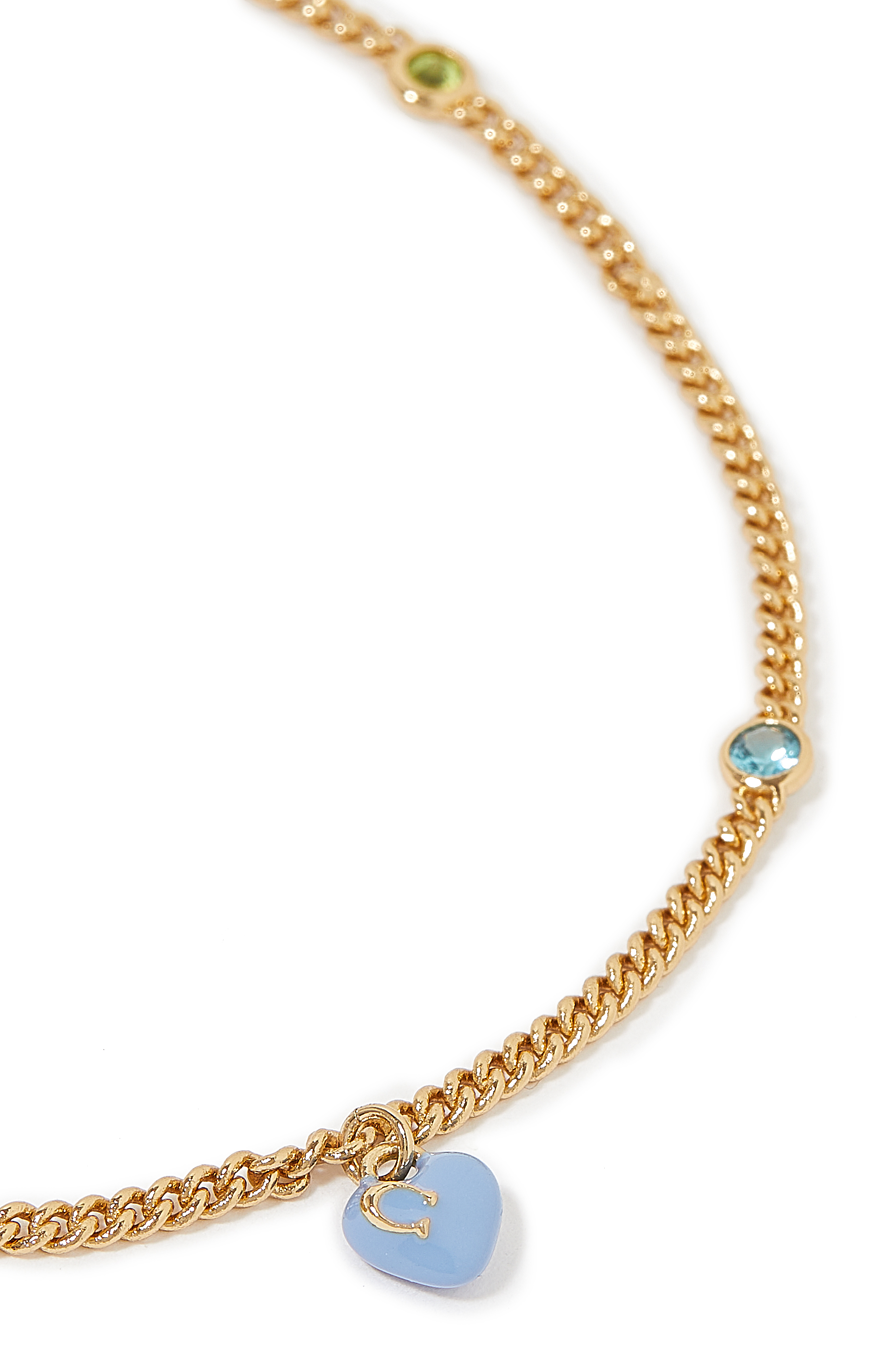 Signature Heart Charm Anklet