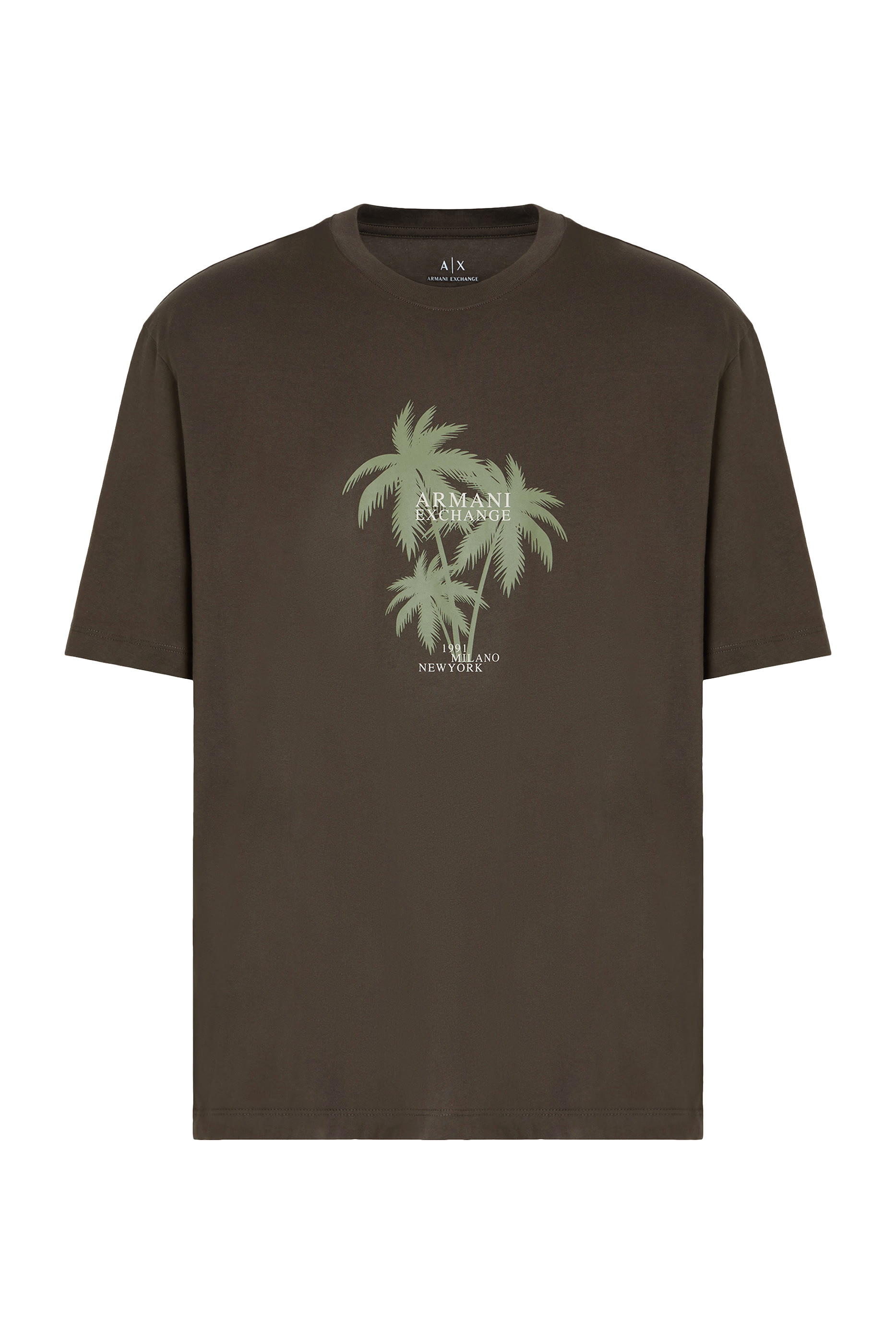 Logo-Print Palm Tree T-Shirt
