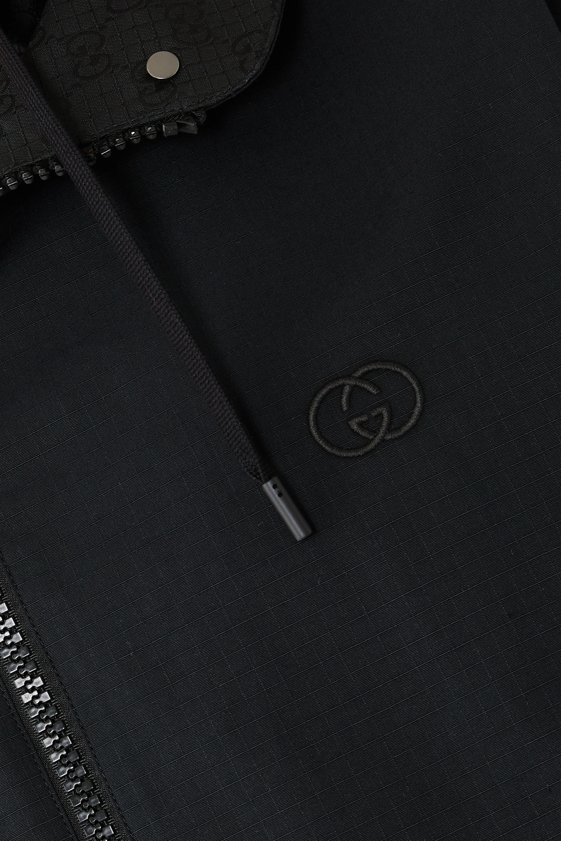 Reversible Cotton Ripstop Zip Jacket