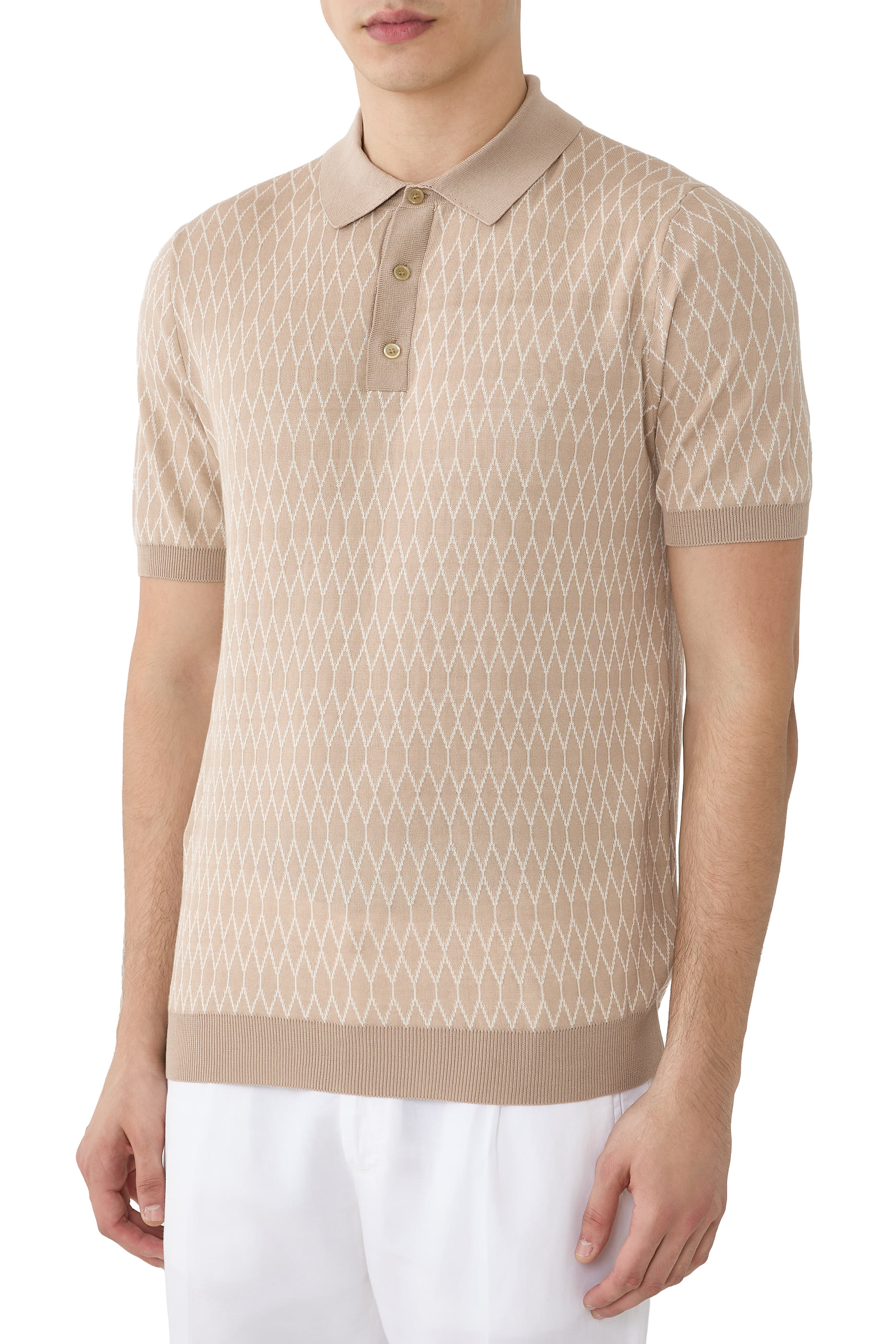 Button-Down Polo Shirt