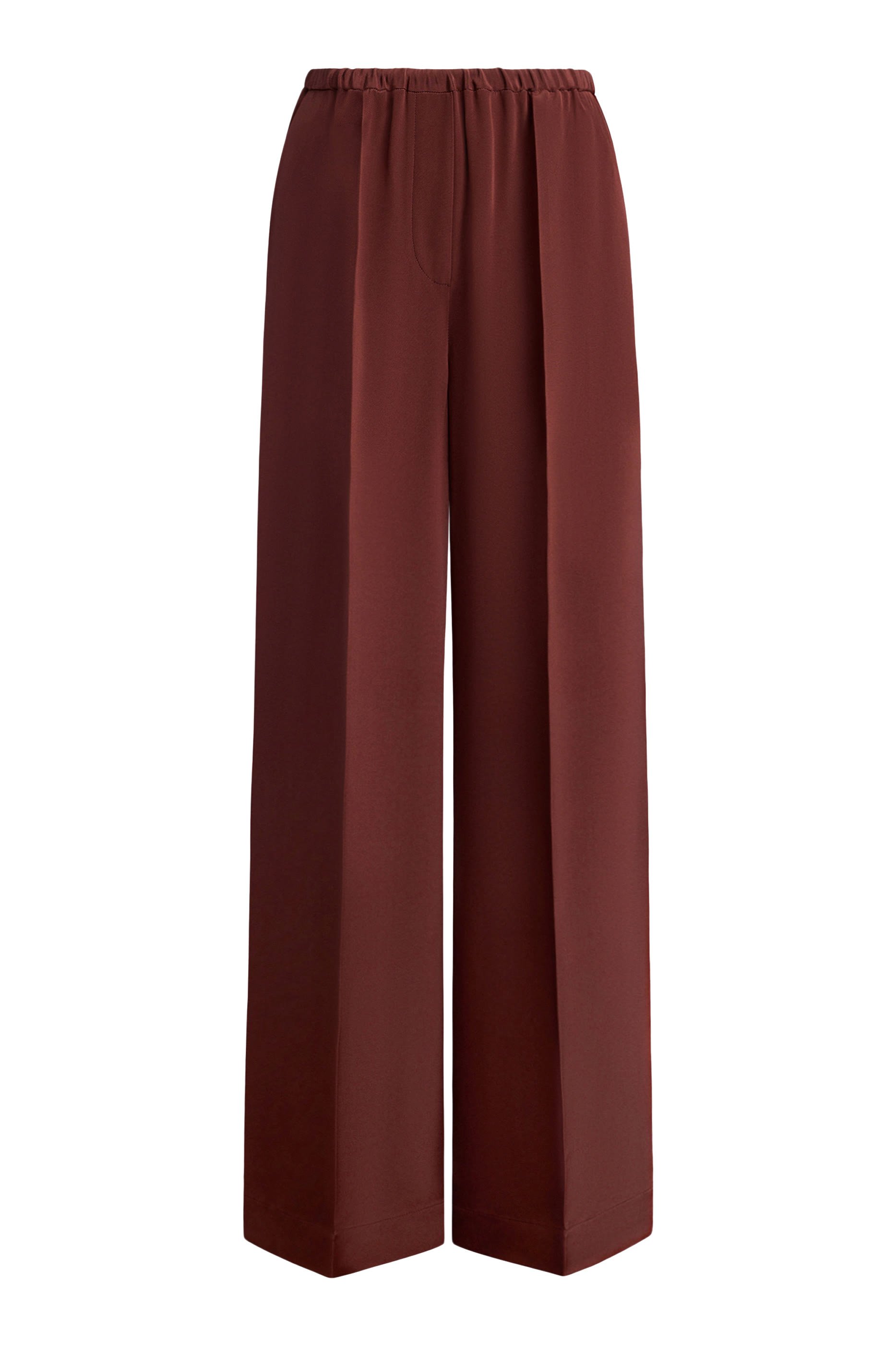  Relaxed Mulberry Silk Trousers 