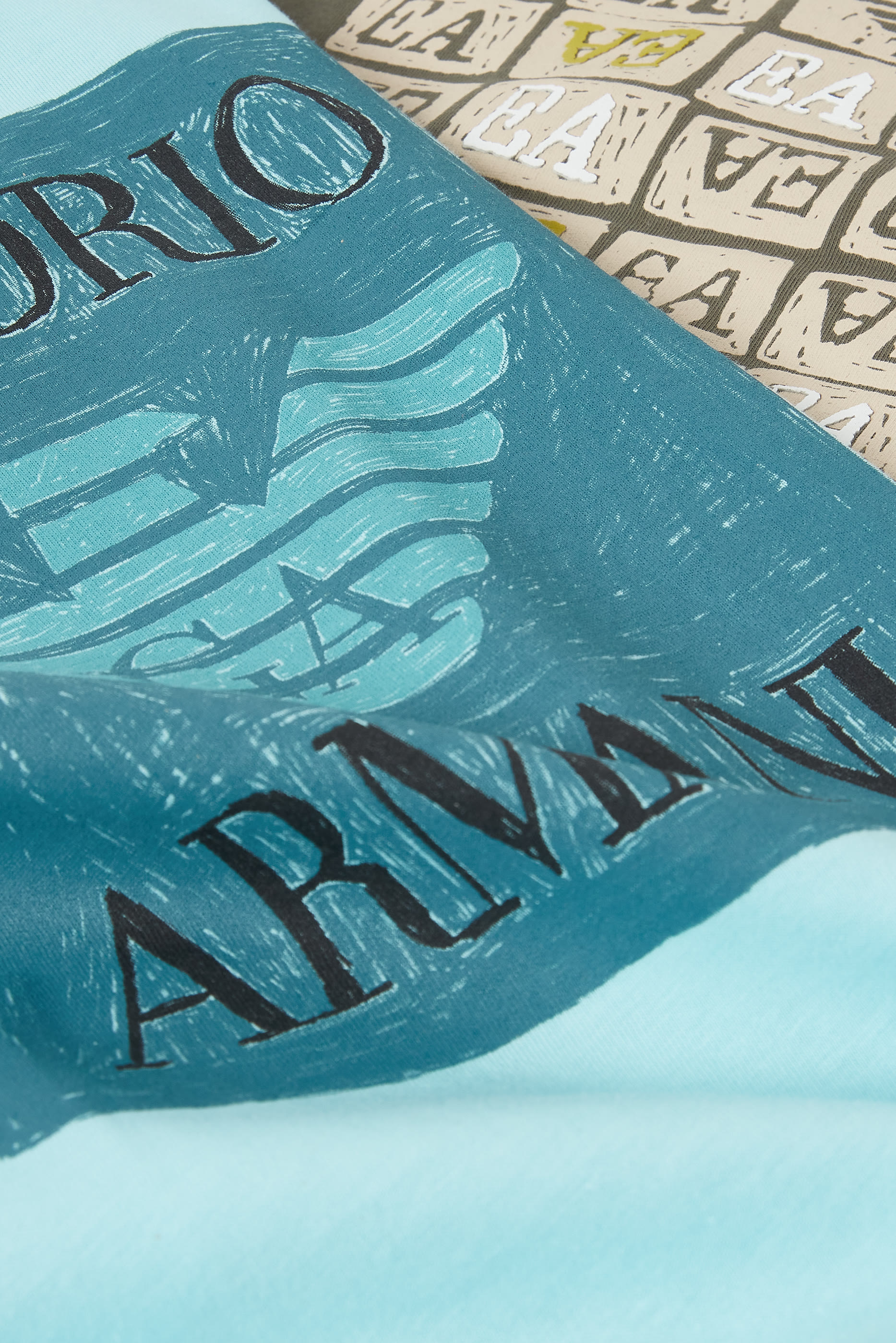 Kids Logo Print T-Shirt, Pack of 2