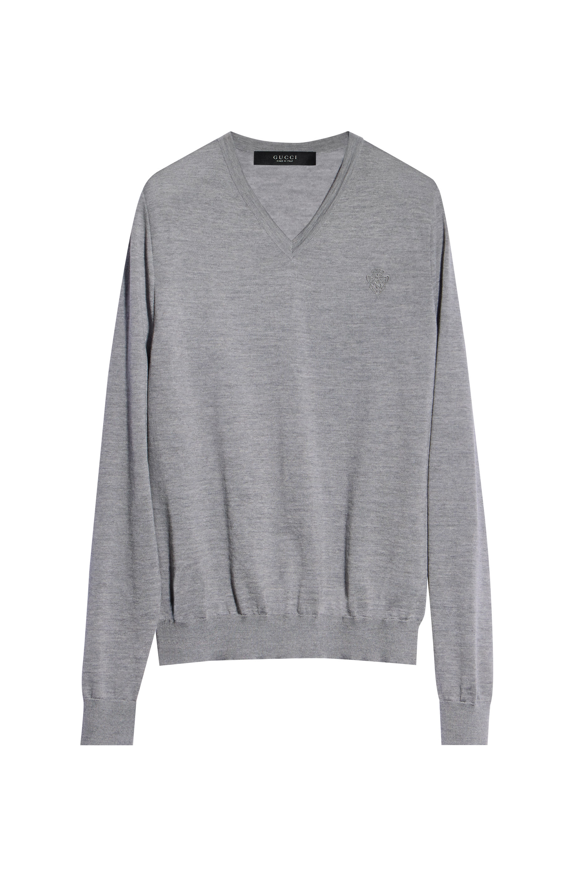 Fine Wool Sweater With Embroidery