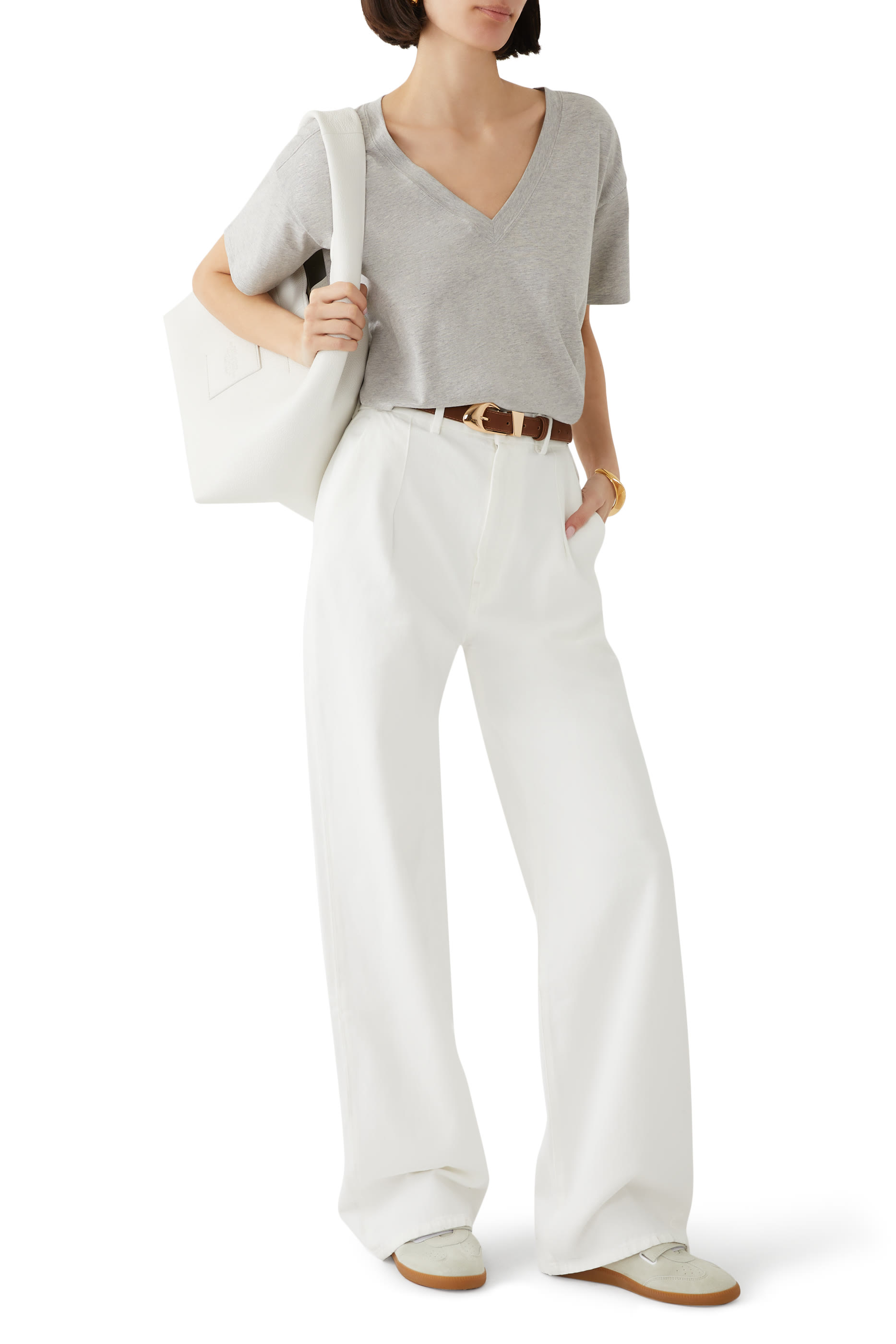 ATTU Wide Leg Denim Pants