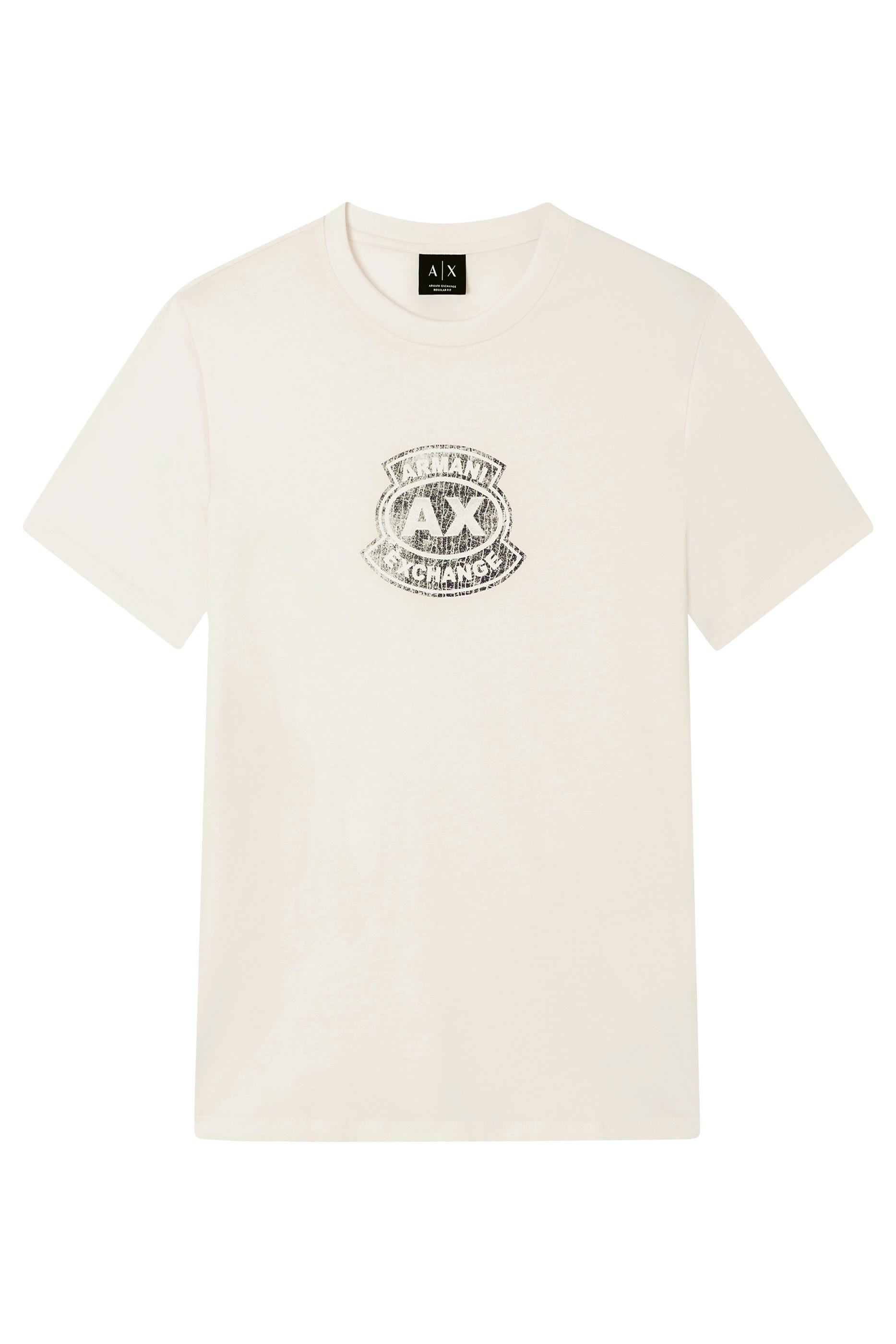 AX Logo Cotton-Jersey T-Shirt