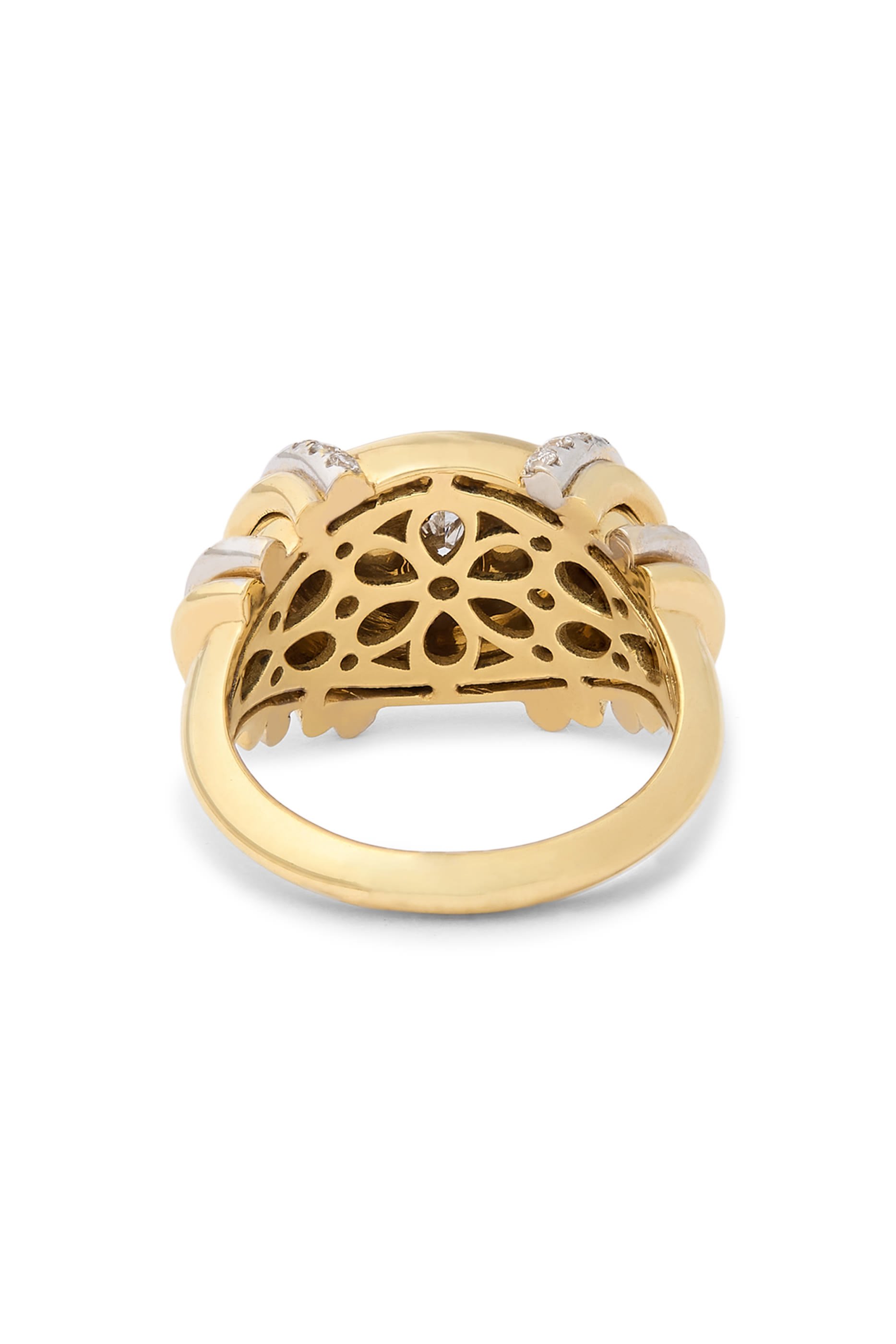 N*93 Sailor Moon Pinky Ring, 18k Yellow Gold & Diamonds