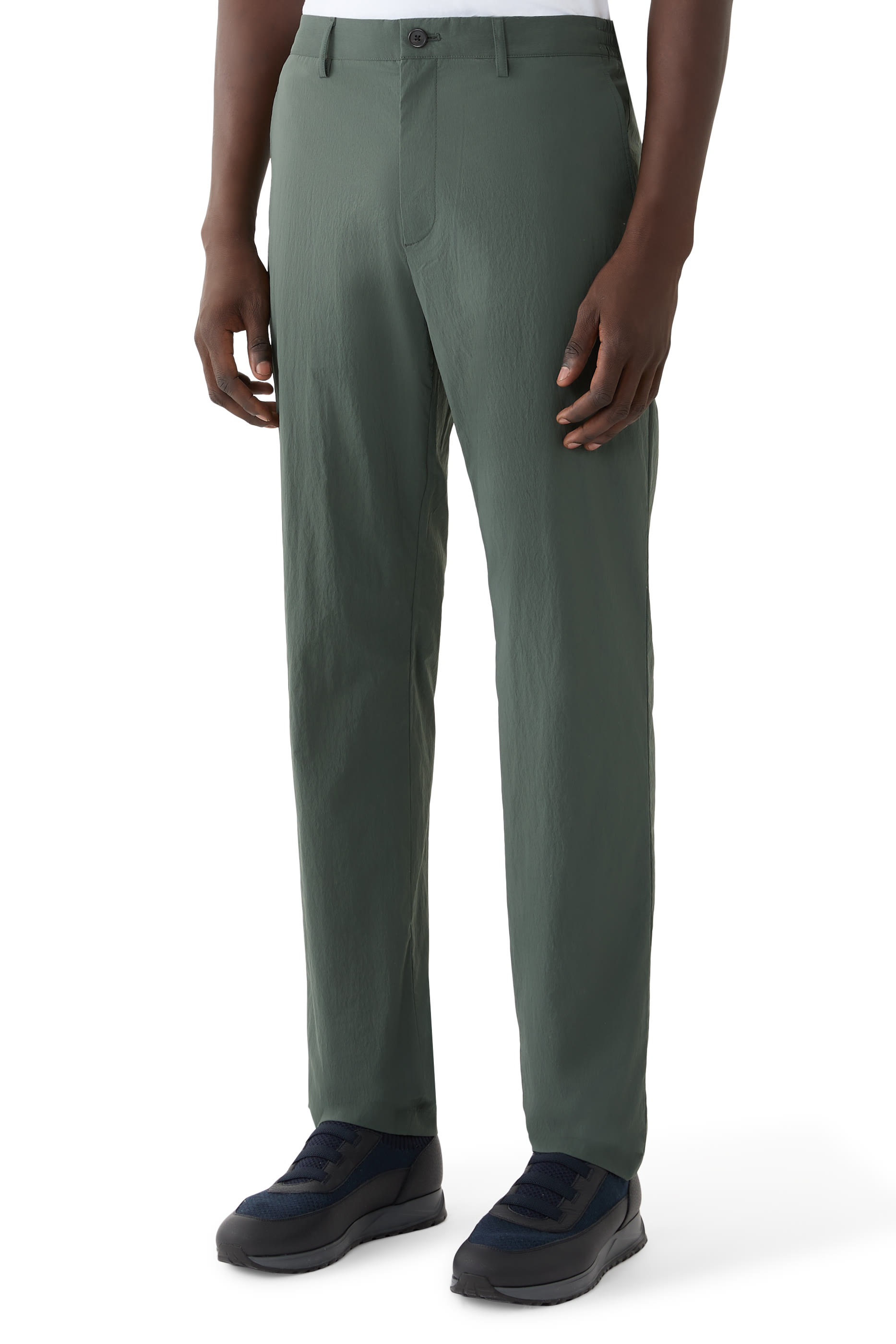 Standard Drawstring Pants in Textured Nylon 