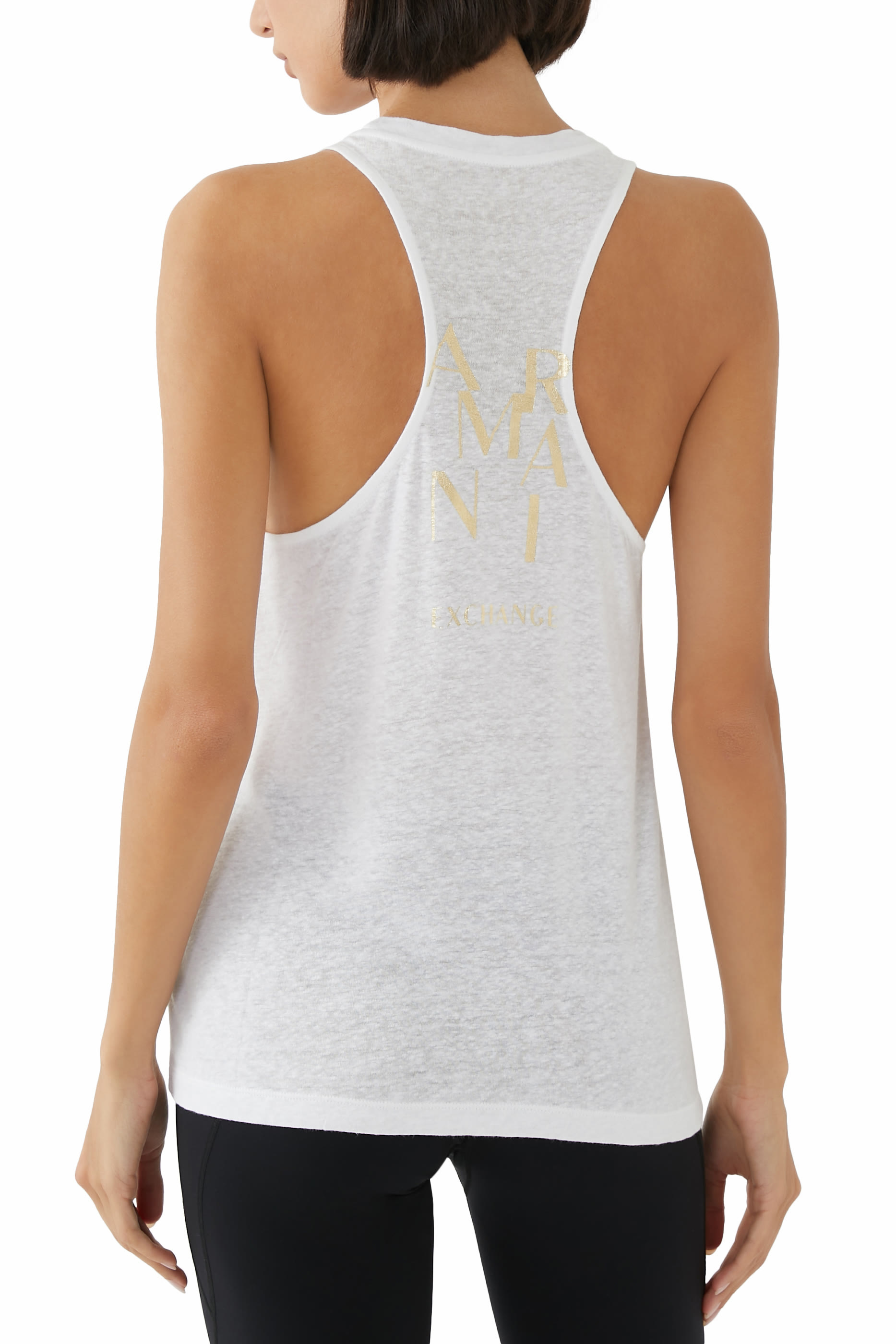 Logo Print Oversized Tank Top