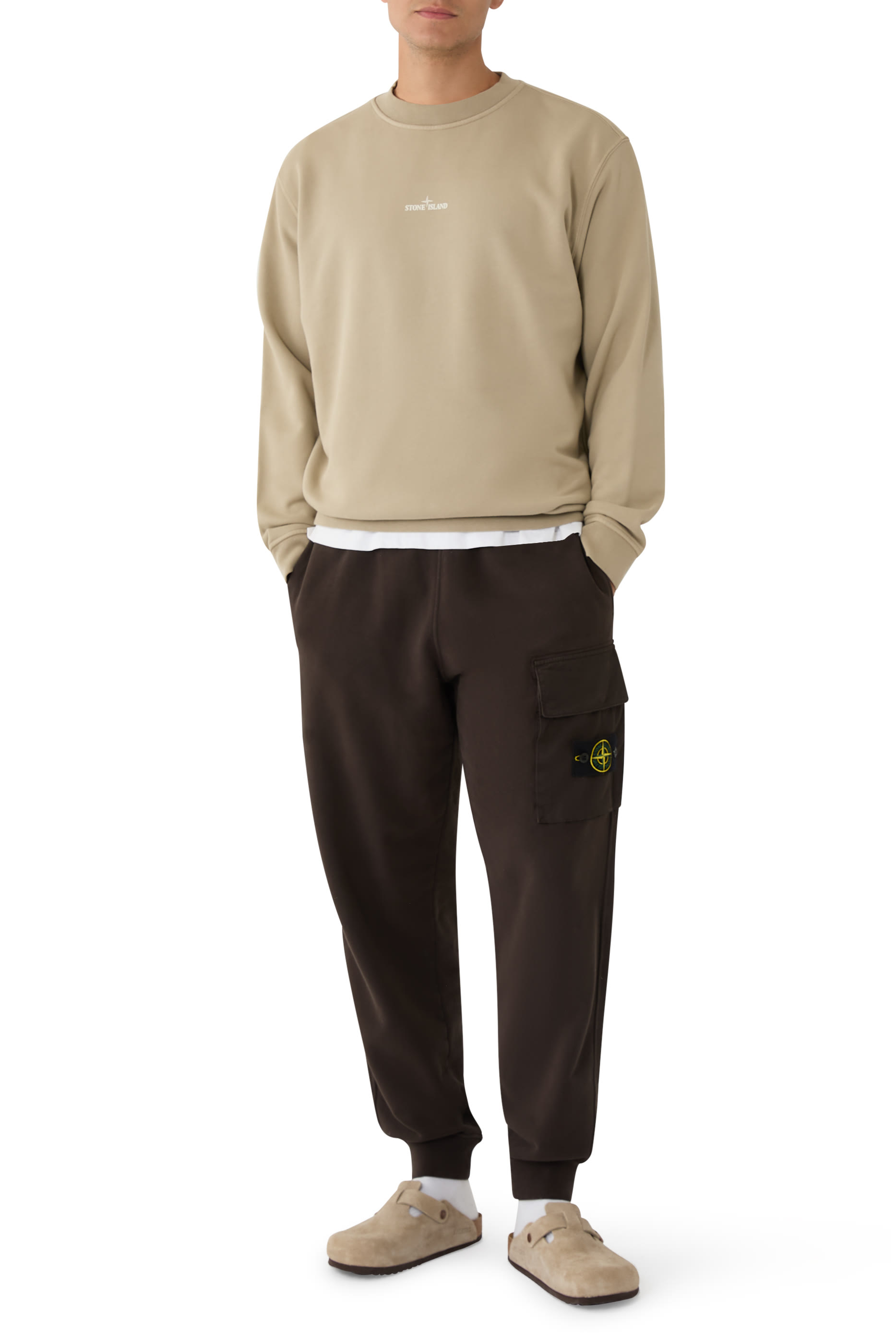 Oversized-Fit Crewneck Sweatshirt