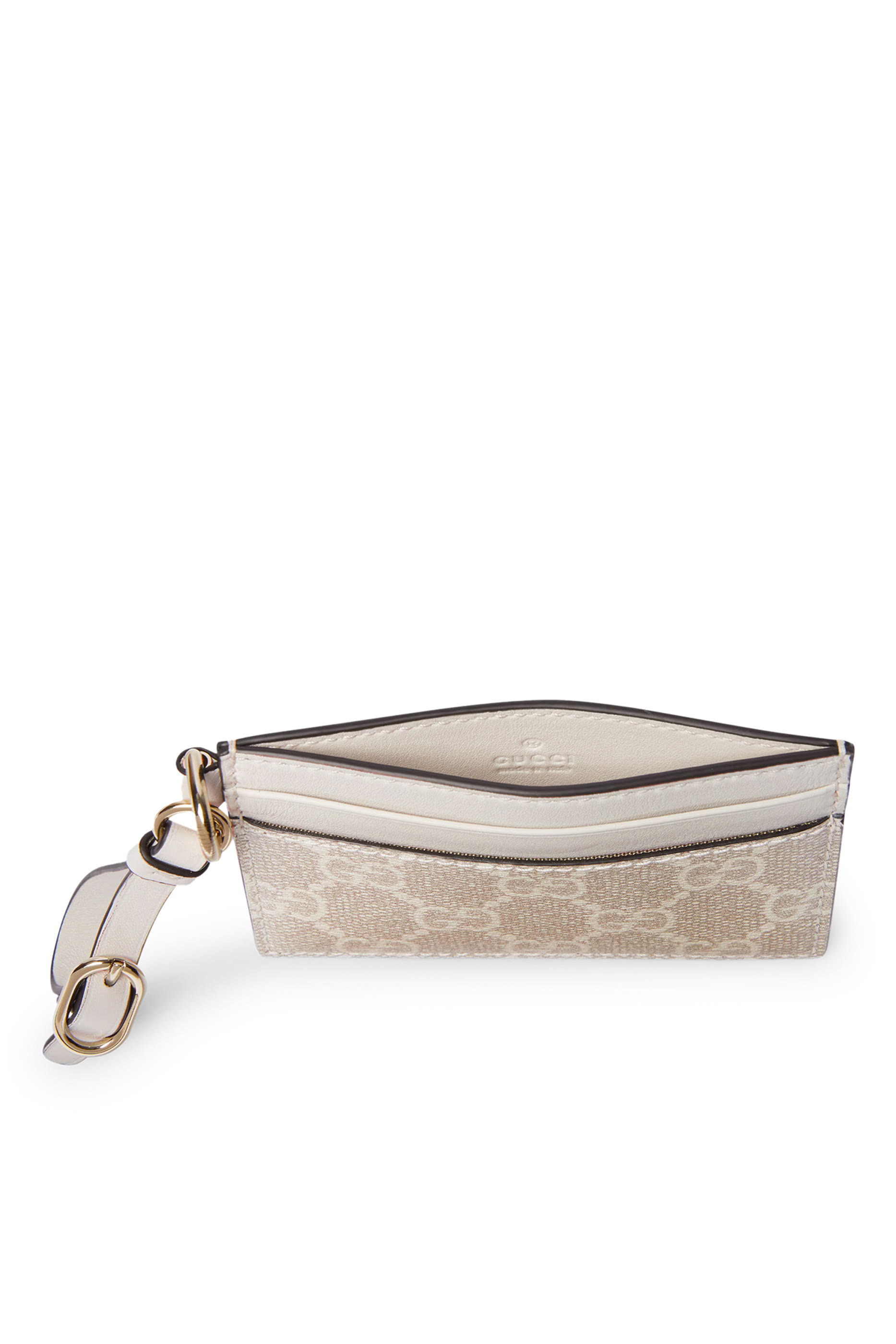 GG Emblem Card Case with Strap