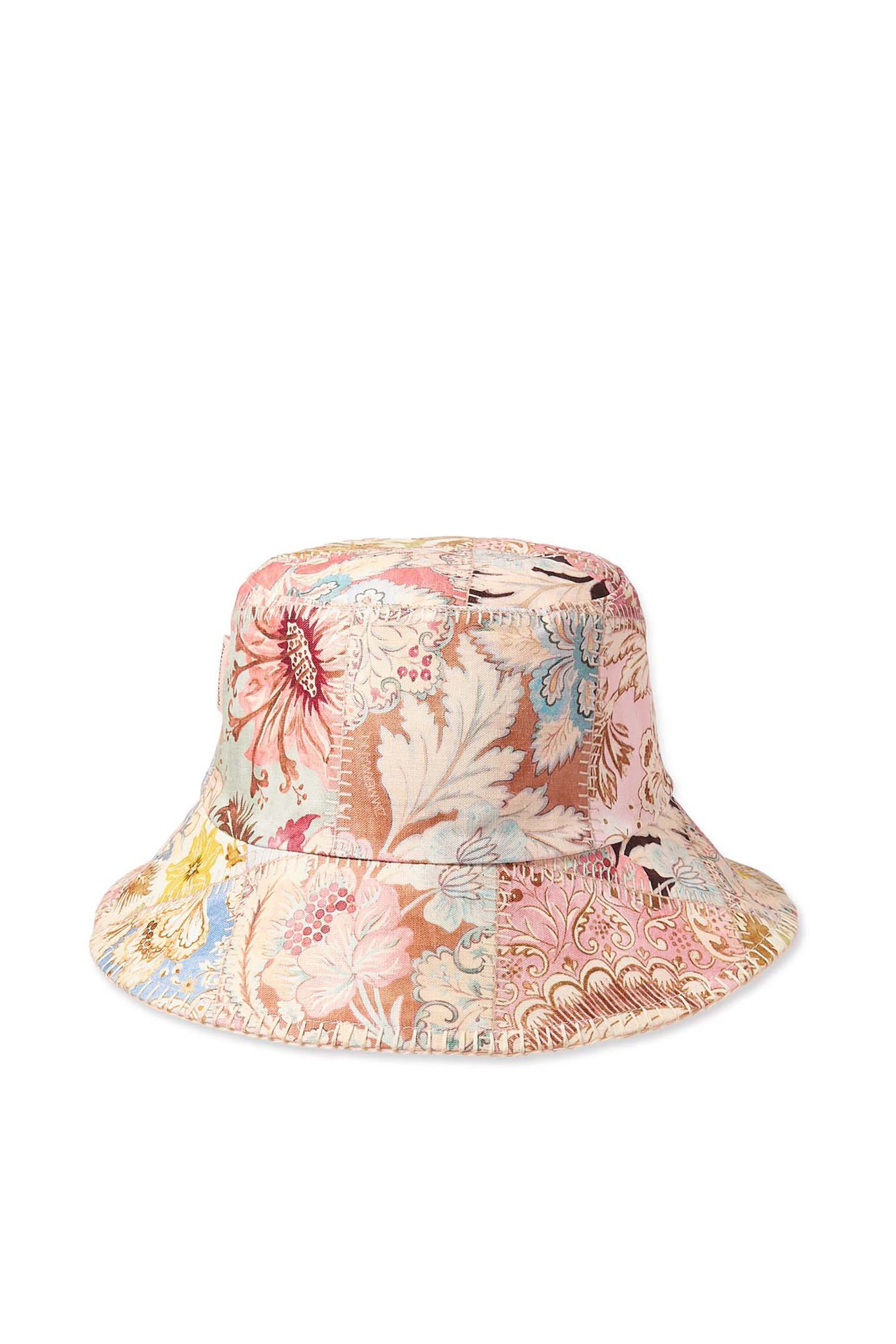 Printed Canvas Bucket Hat 
