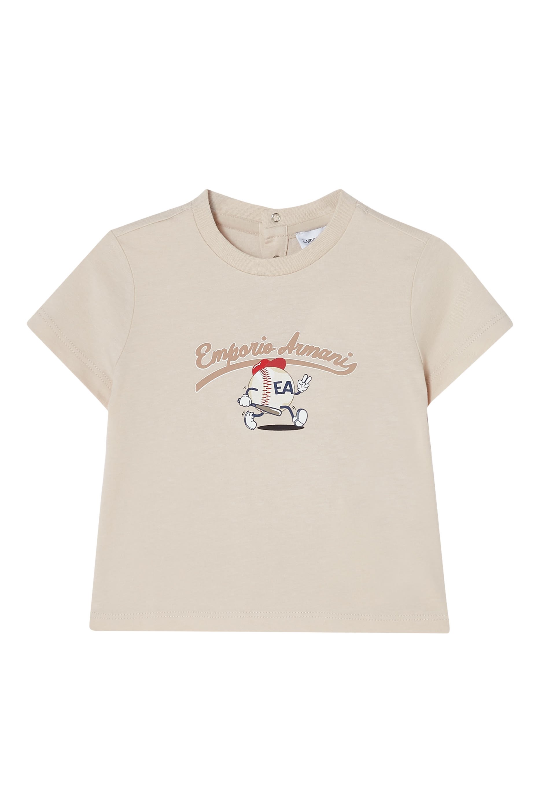 Kids Baseball Print T-Shirt