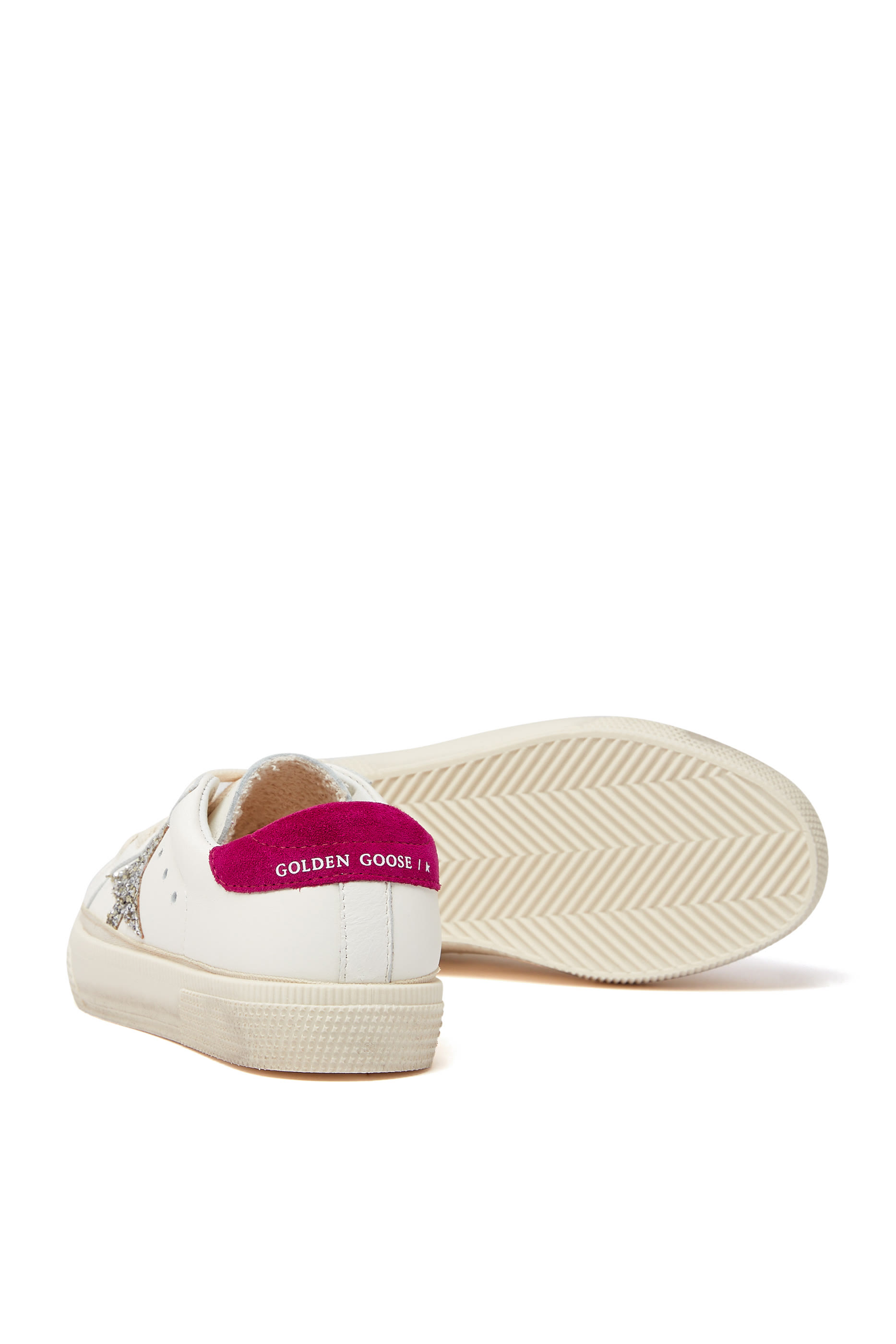 Kids May Glitter-Embellished Sneakers