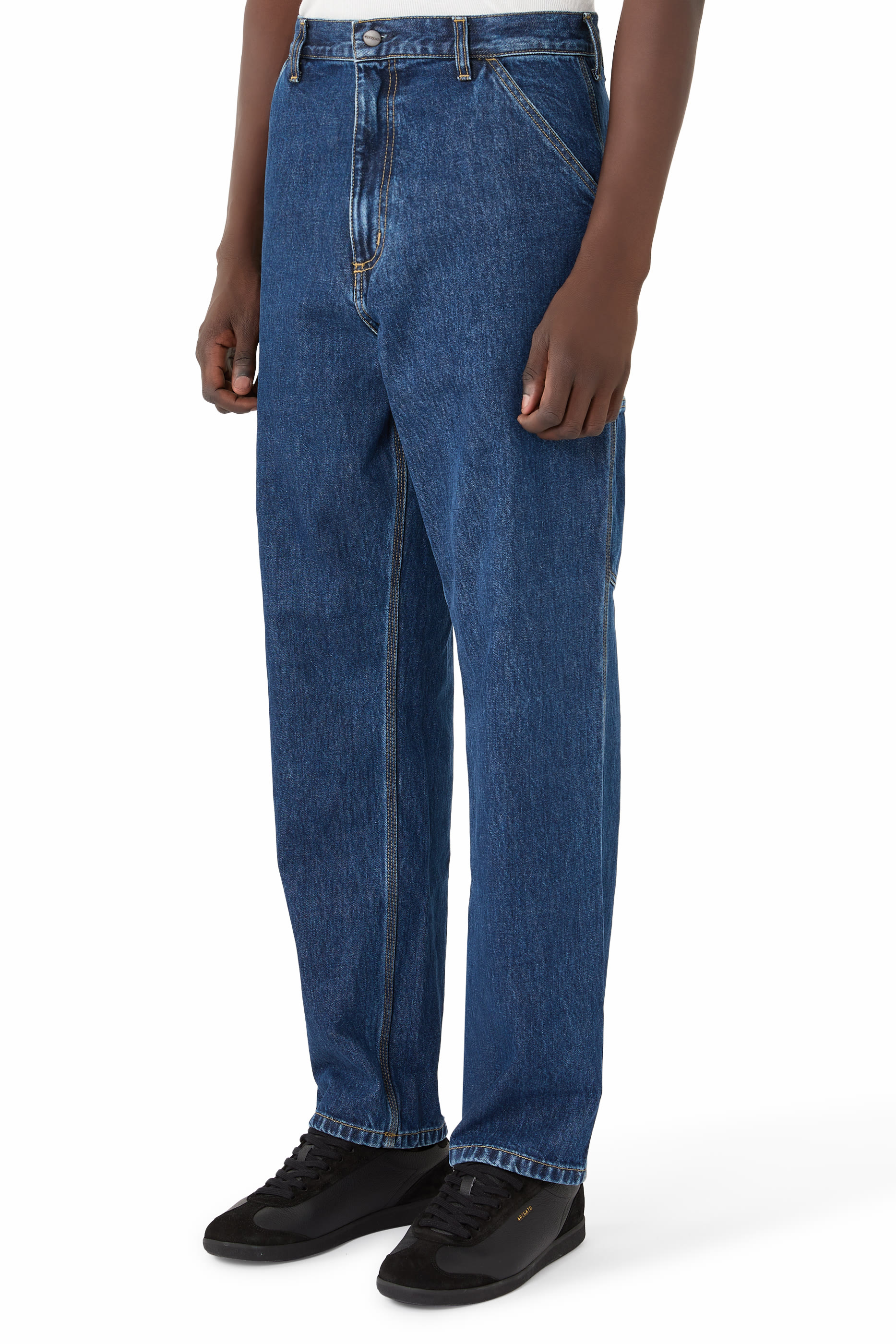 Single Knee Denim Pant