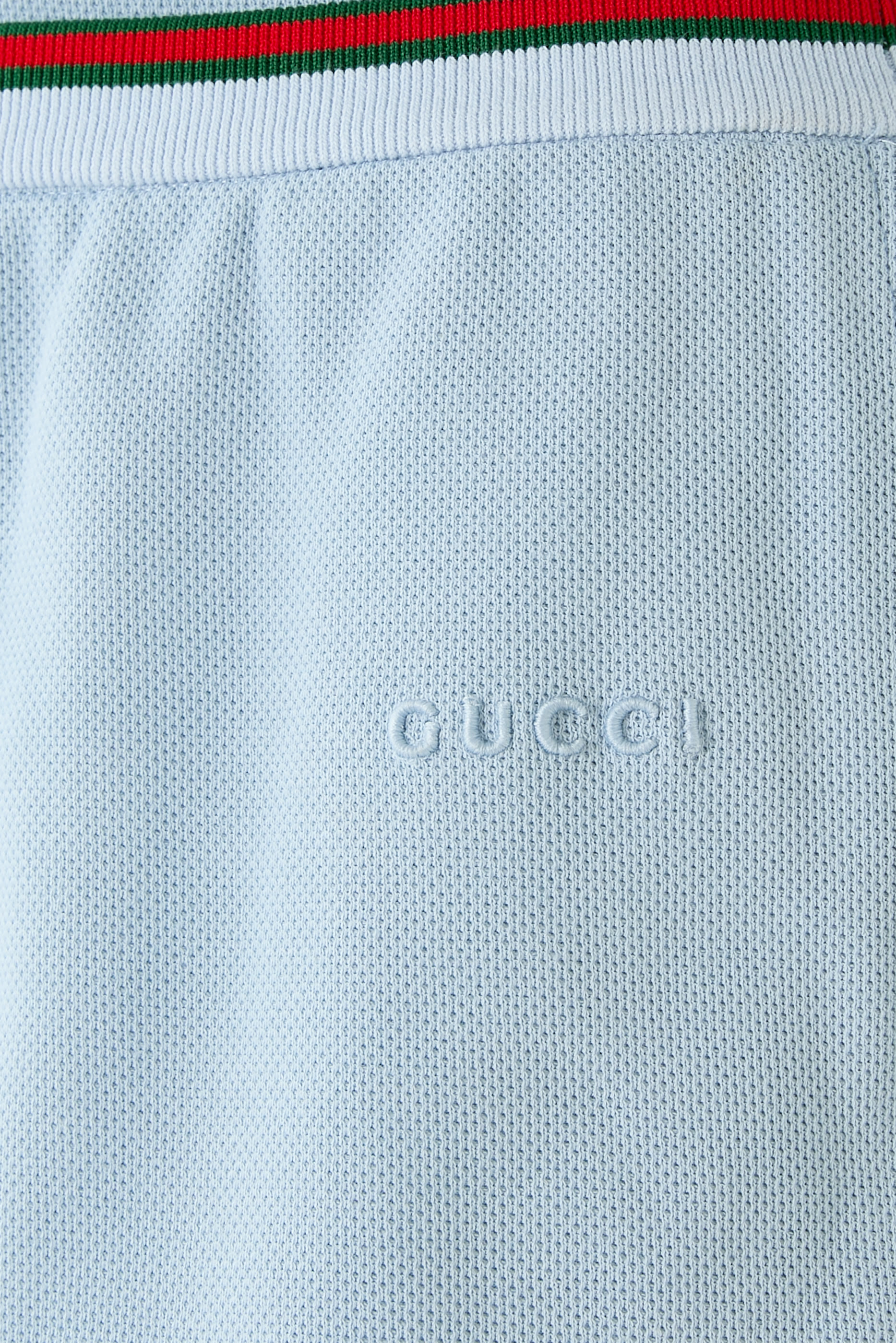 Cotton Piquet Shorts with Web