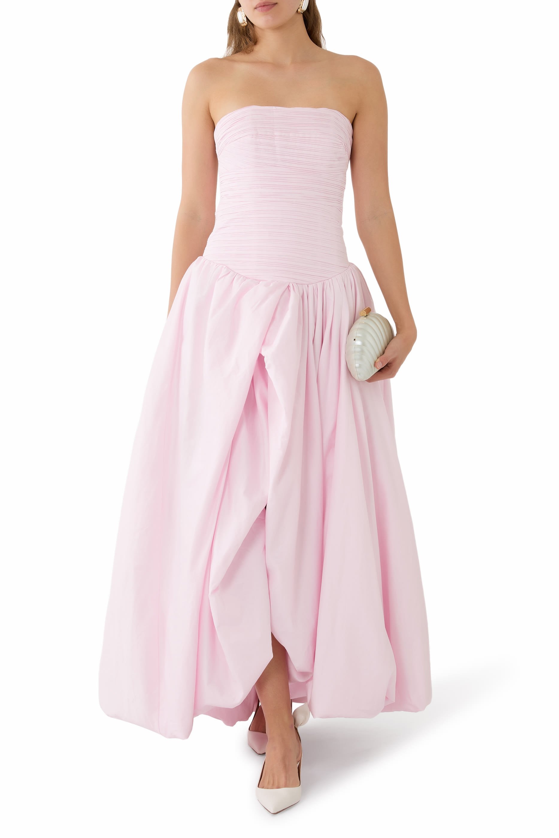 Violette Bubble Hem Maxi Dress 