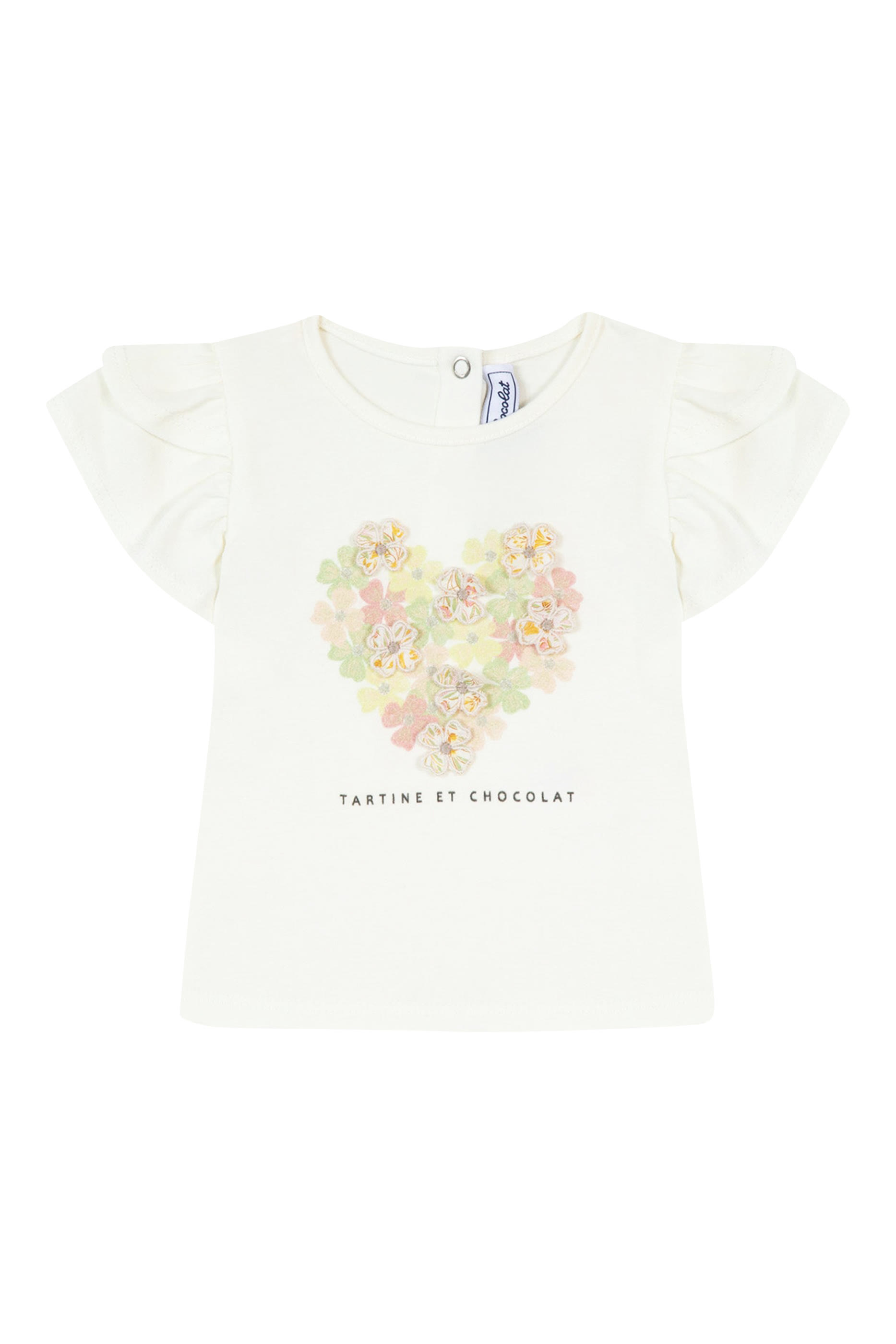 Kids Heart Print T-Shirt