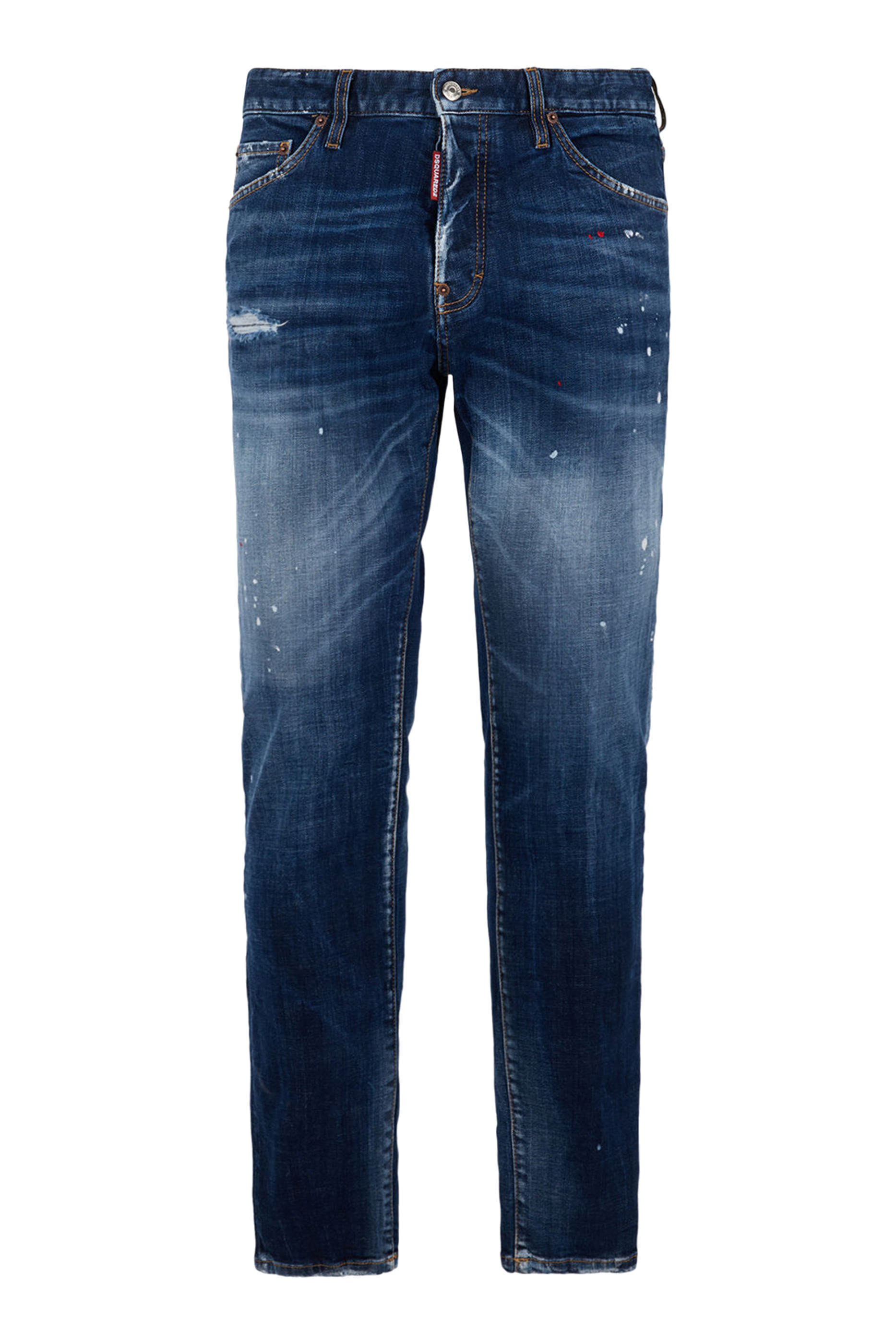 Medium Red Spot Wash Teddy Jeans