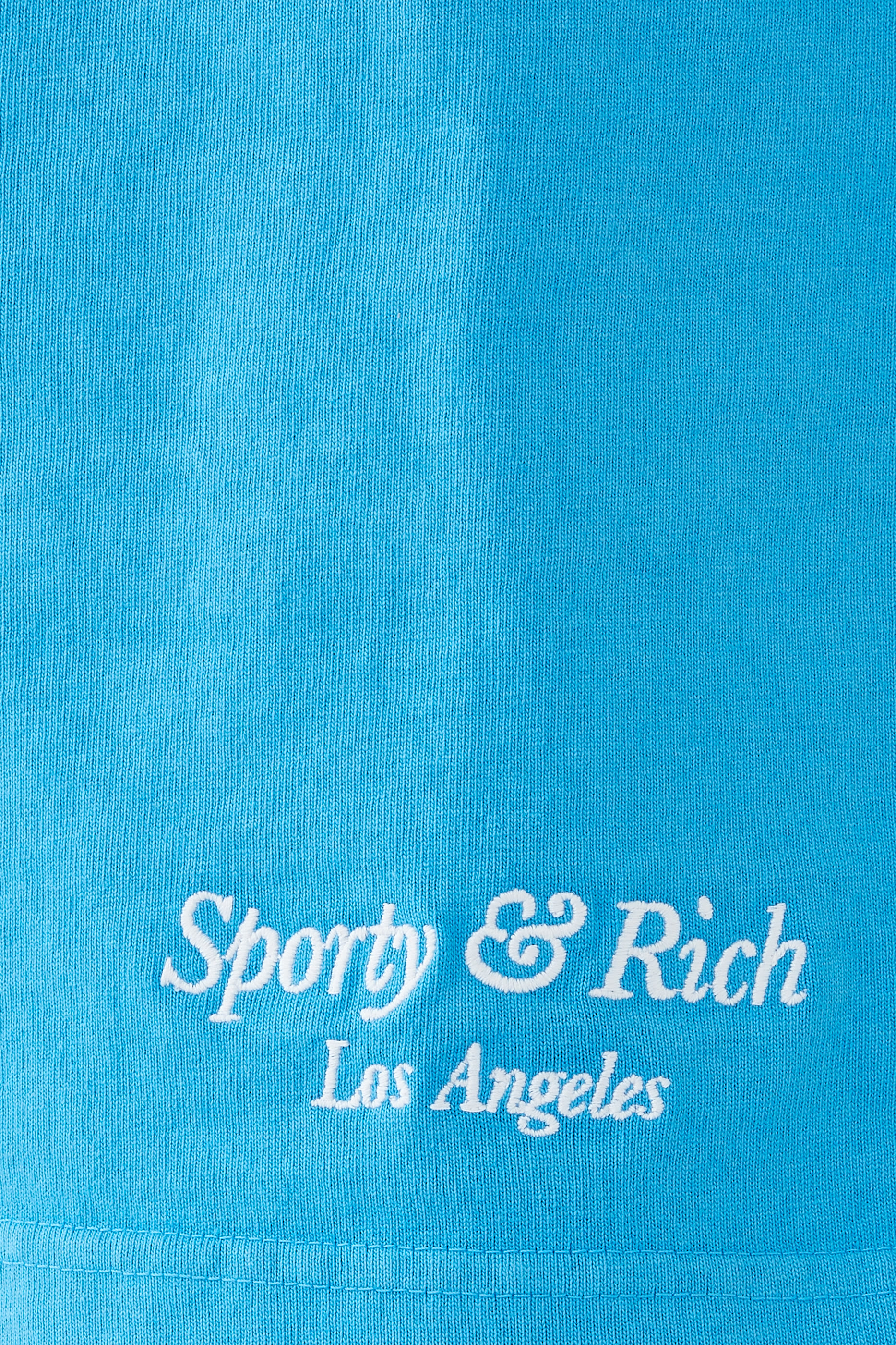 Italic Logo Embroidered Gym Shorts