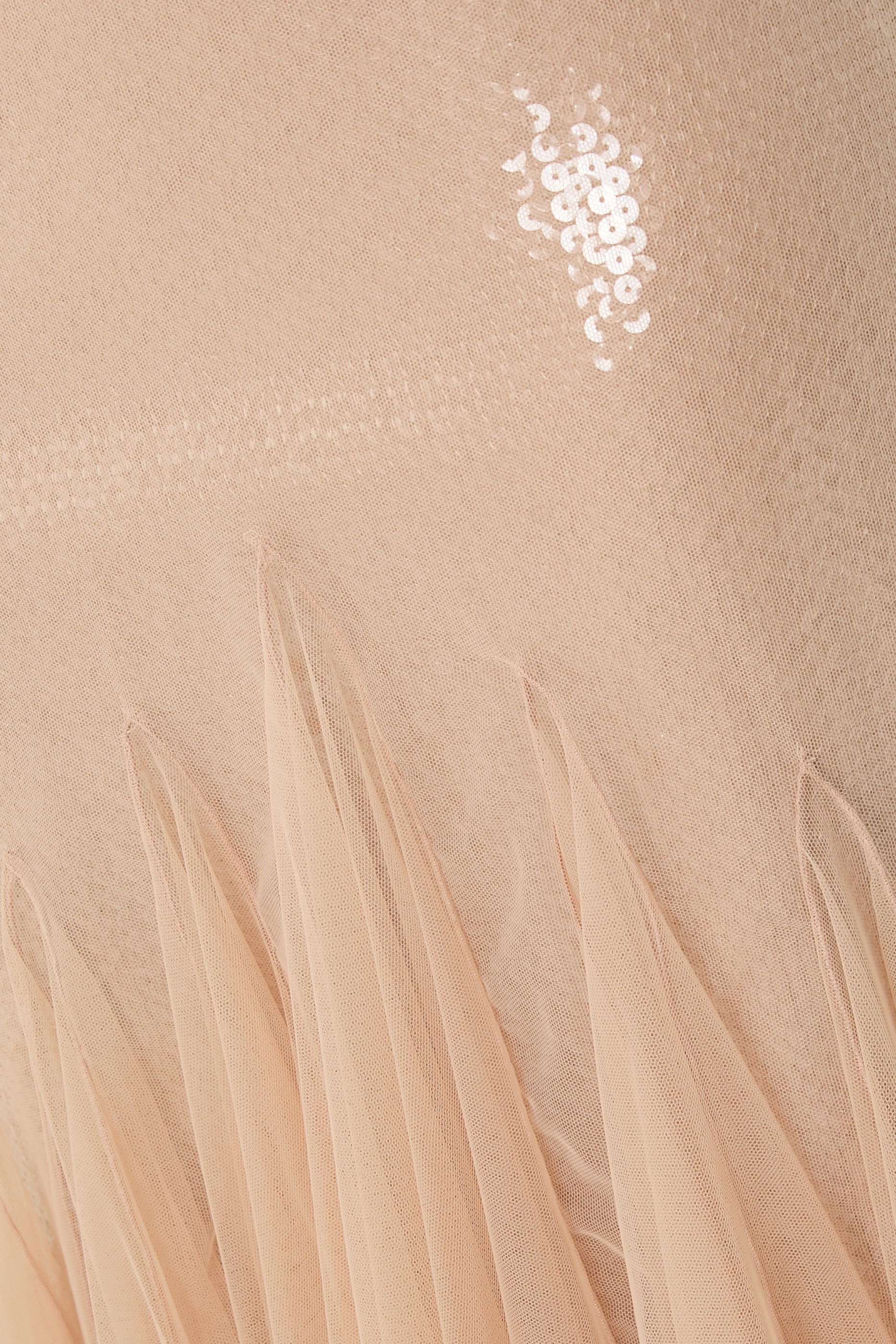 Sequin and Tulle Cami Midi Dress