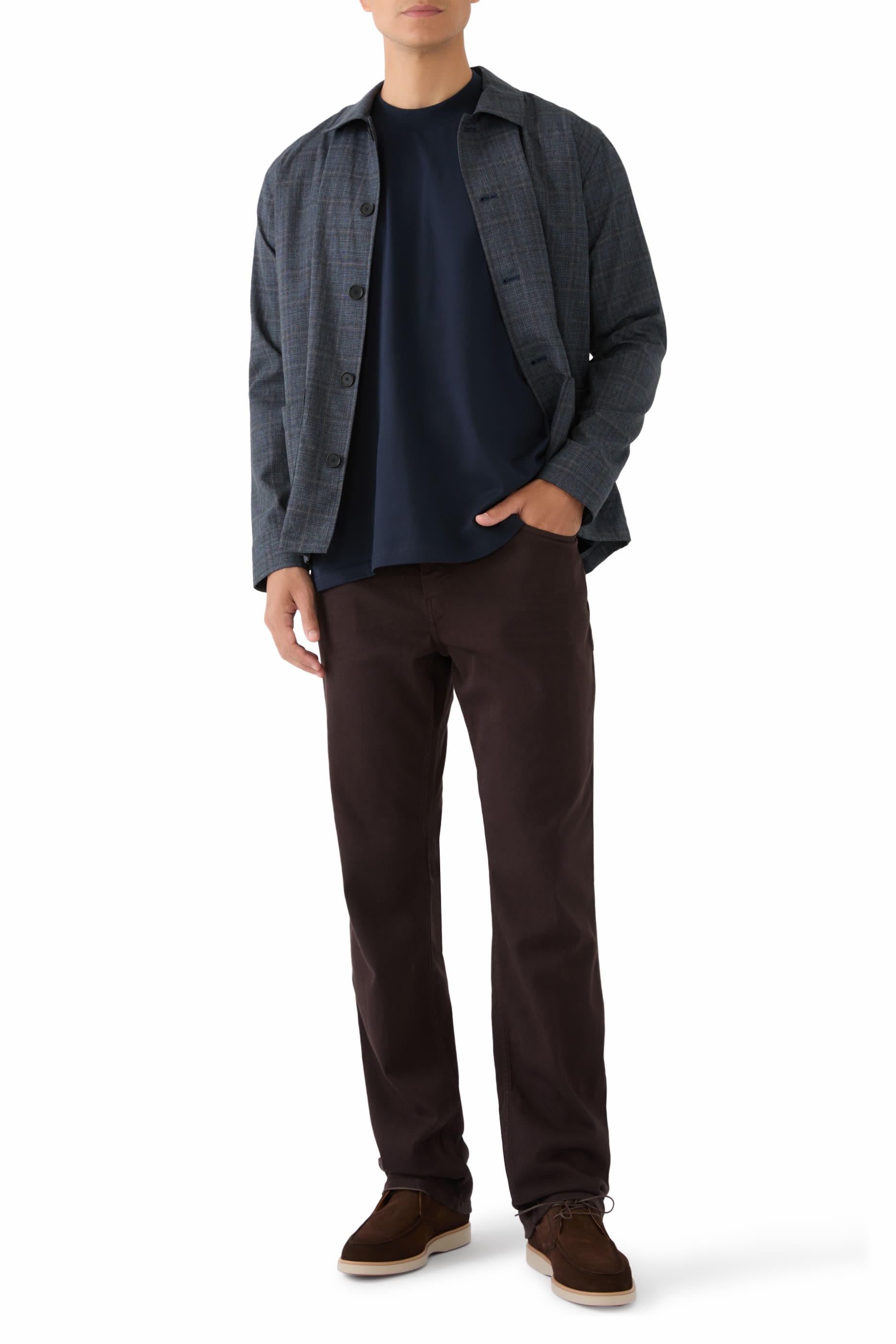 Wool Two Pocket Overshirt