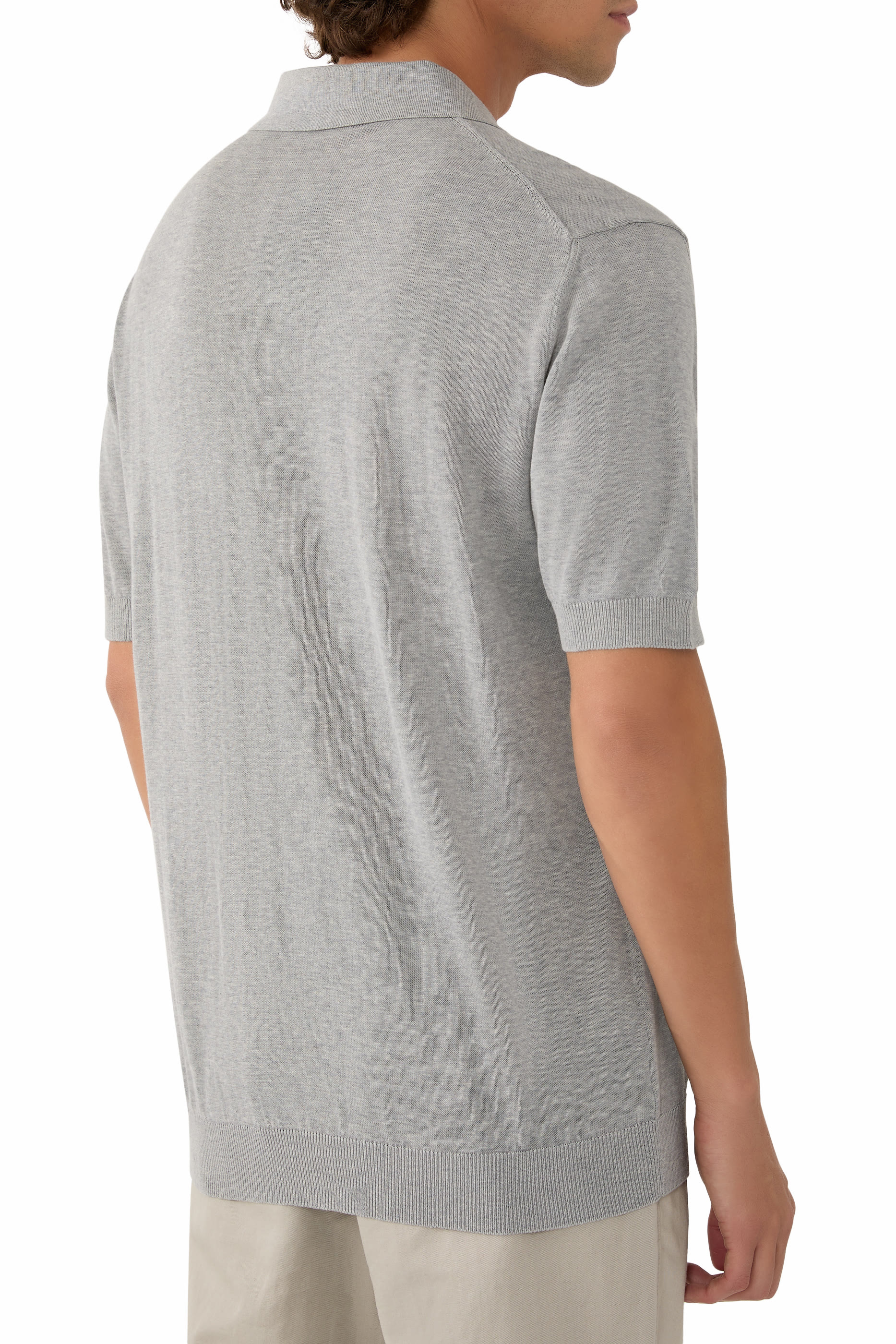 V-Neck Polo Shirt