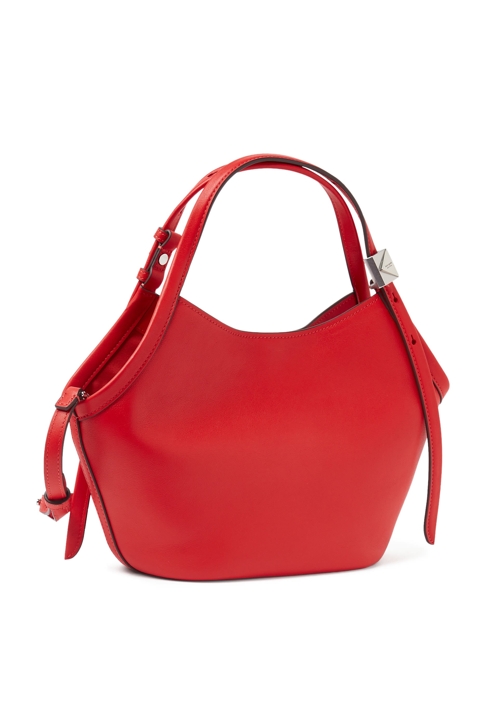 Deco Fine Grain Leather Small Tulip Tote