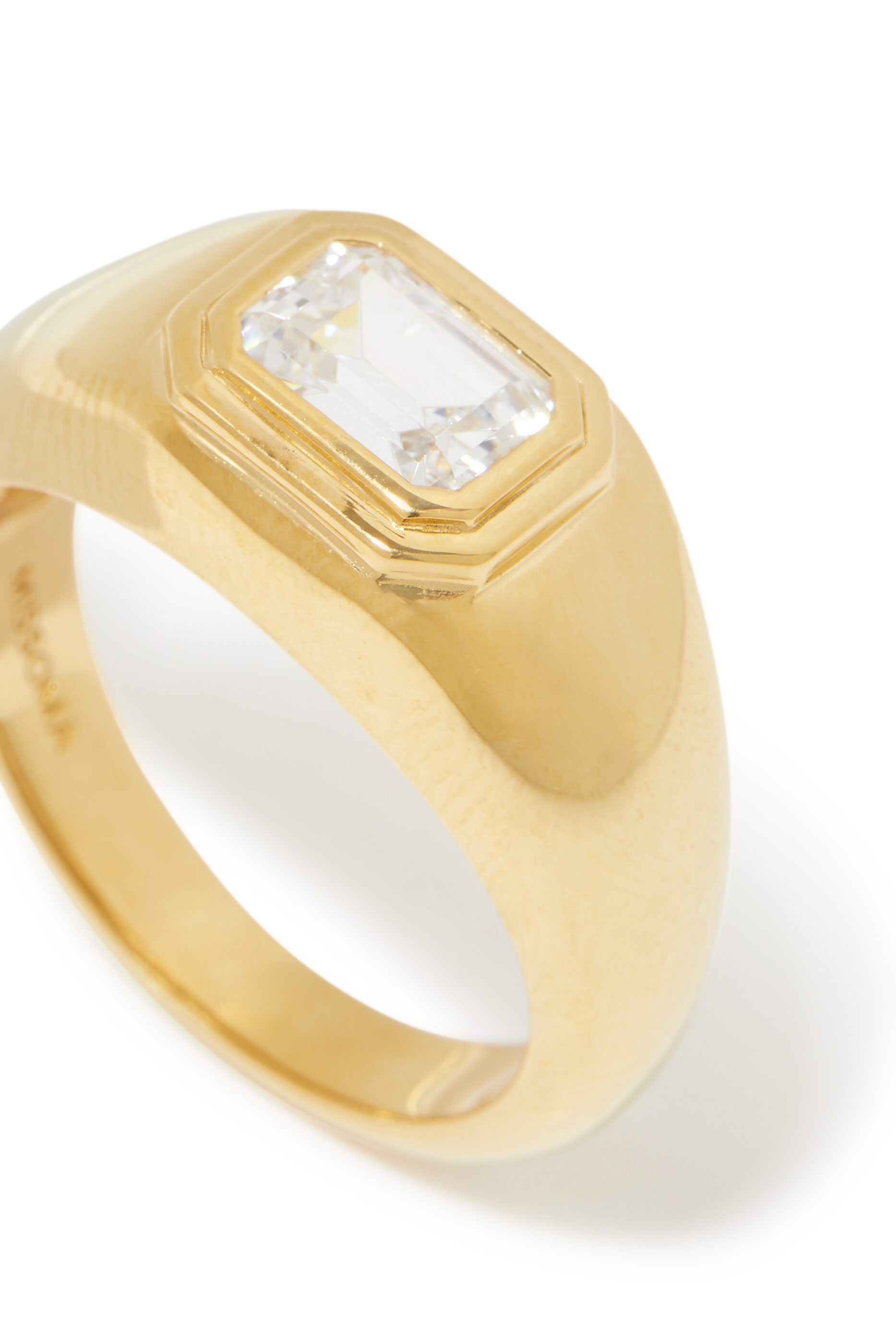 Dome Statement Ring, 18k Gold-Plated Sterling Silver
