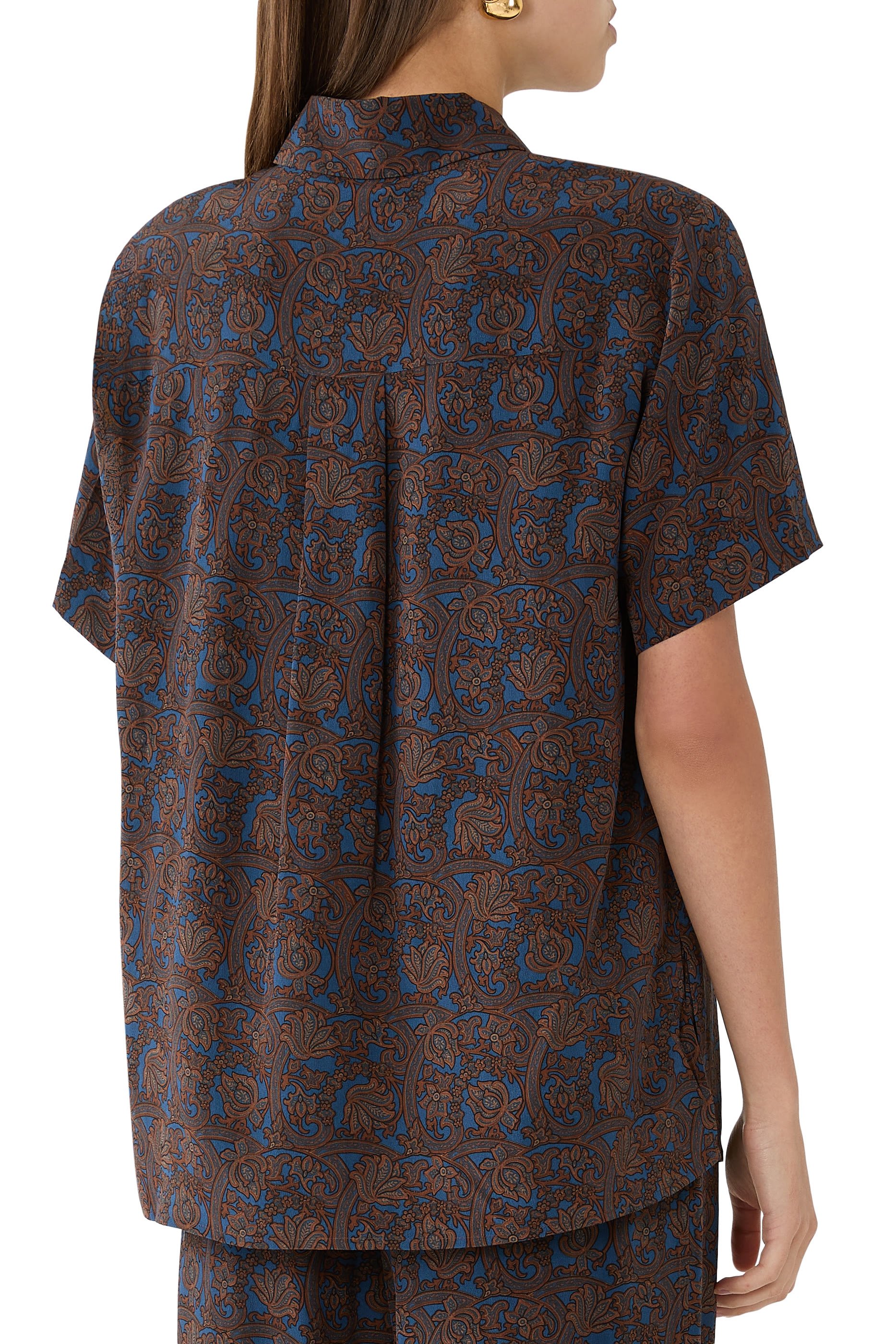 Oversized Short Sleeves Shirt