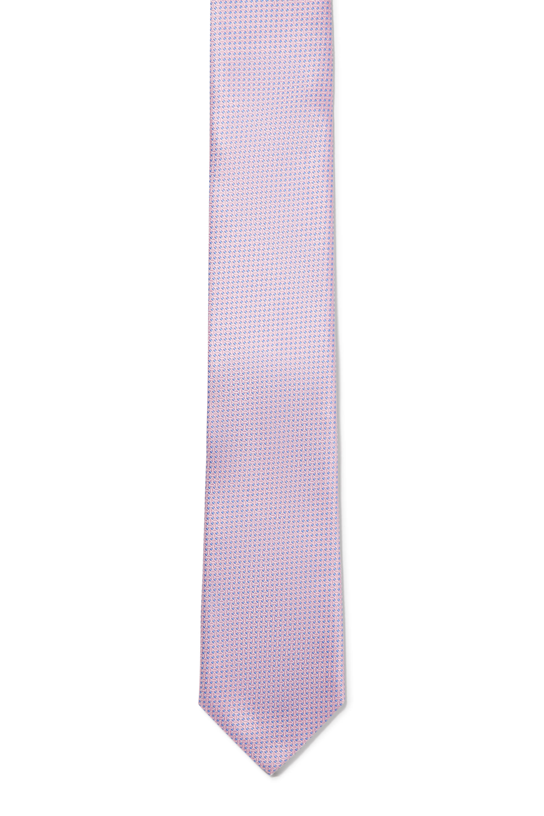 Geometric Woven Silk Tie