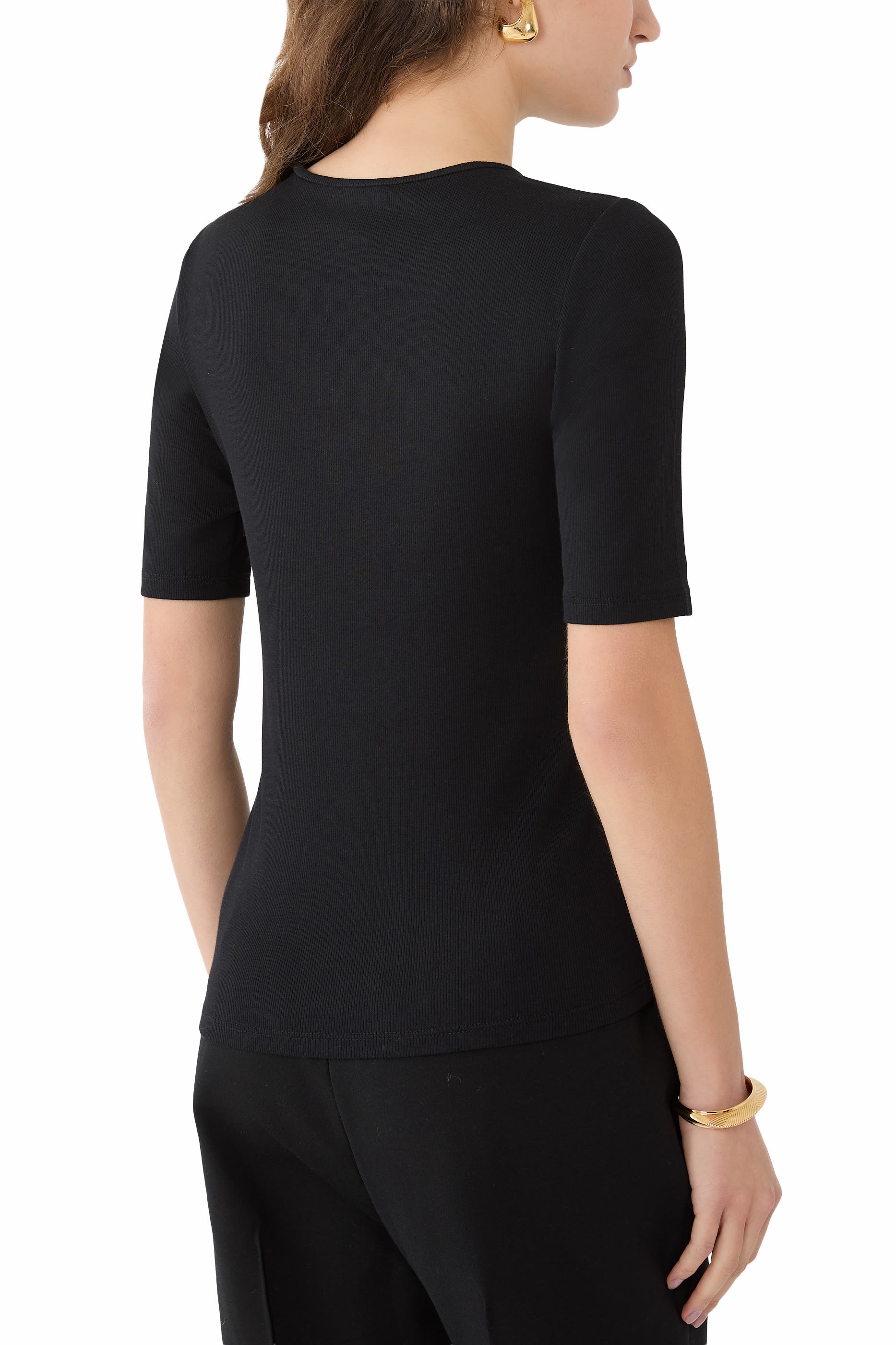 Organic Cotton Stretch Rib T-Shirt