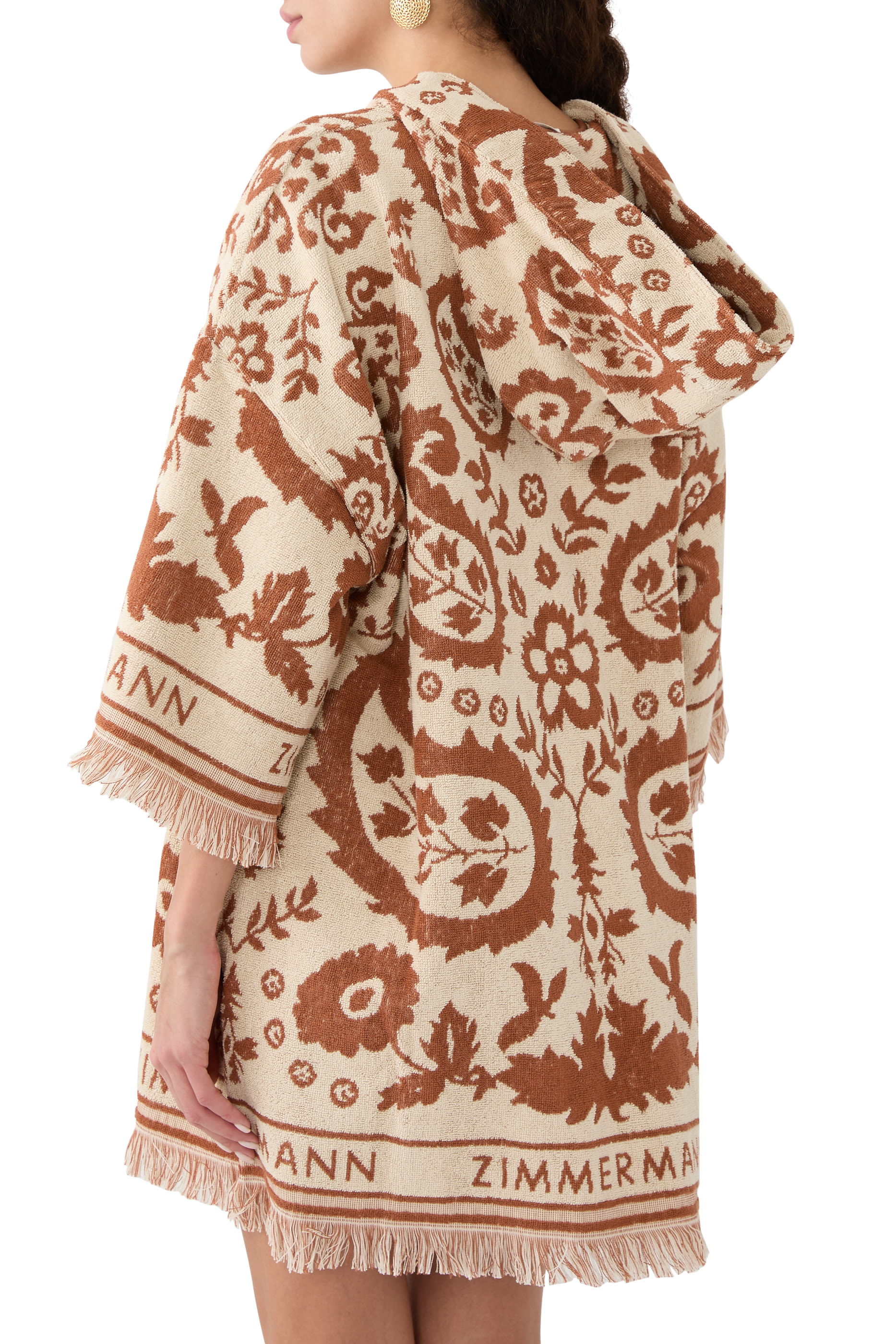 Wylie Hooded Toweling Dress