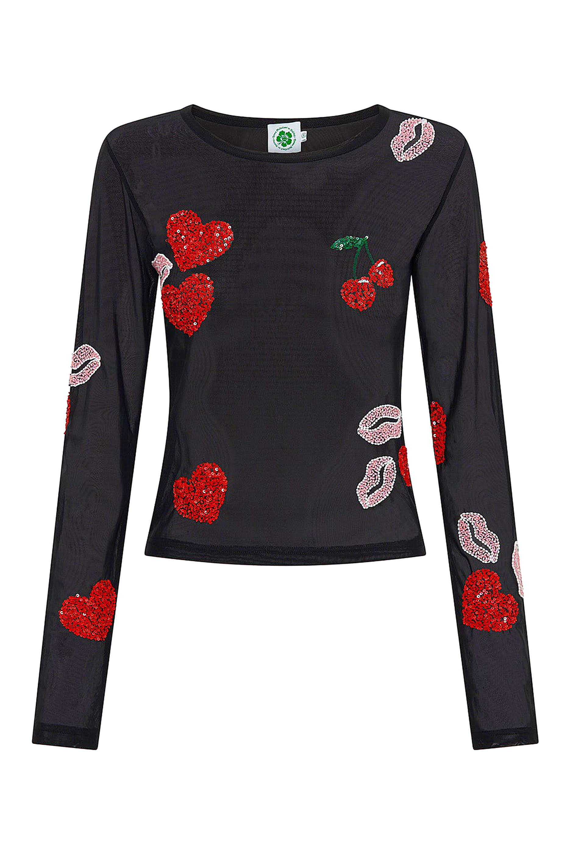 Wild At Heart Mesh Top