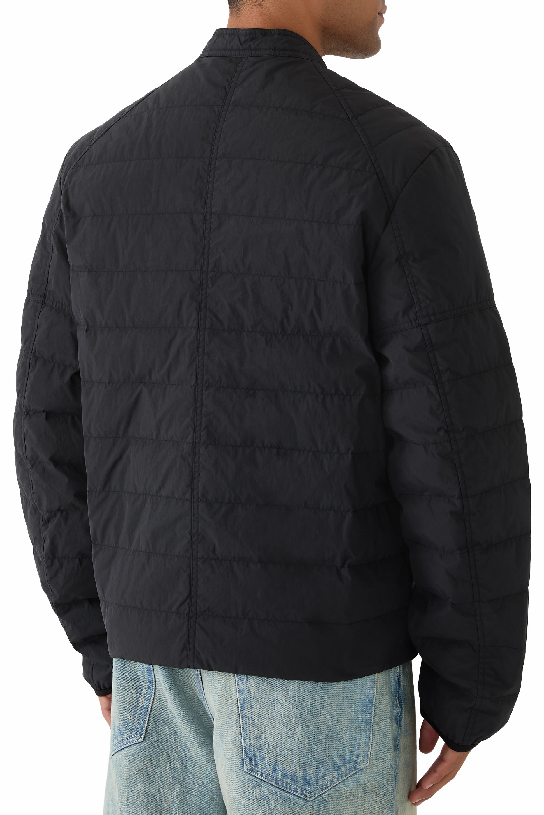 Logo Zip-Up Down Jacket