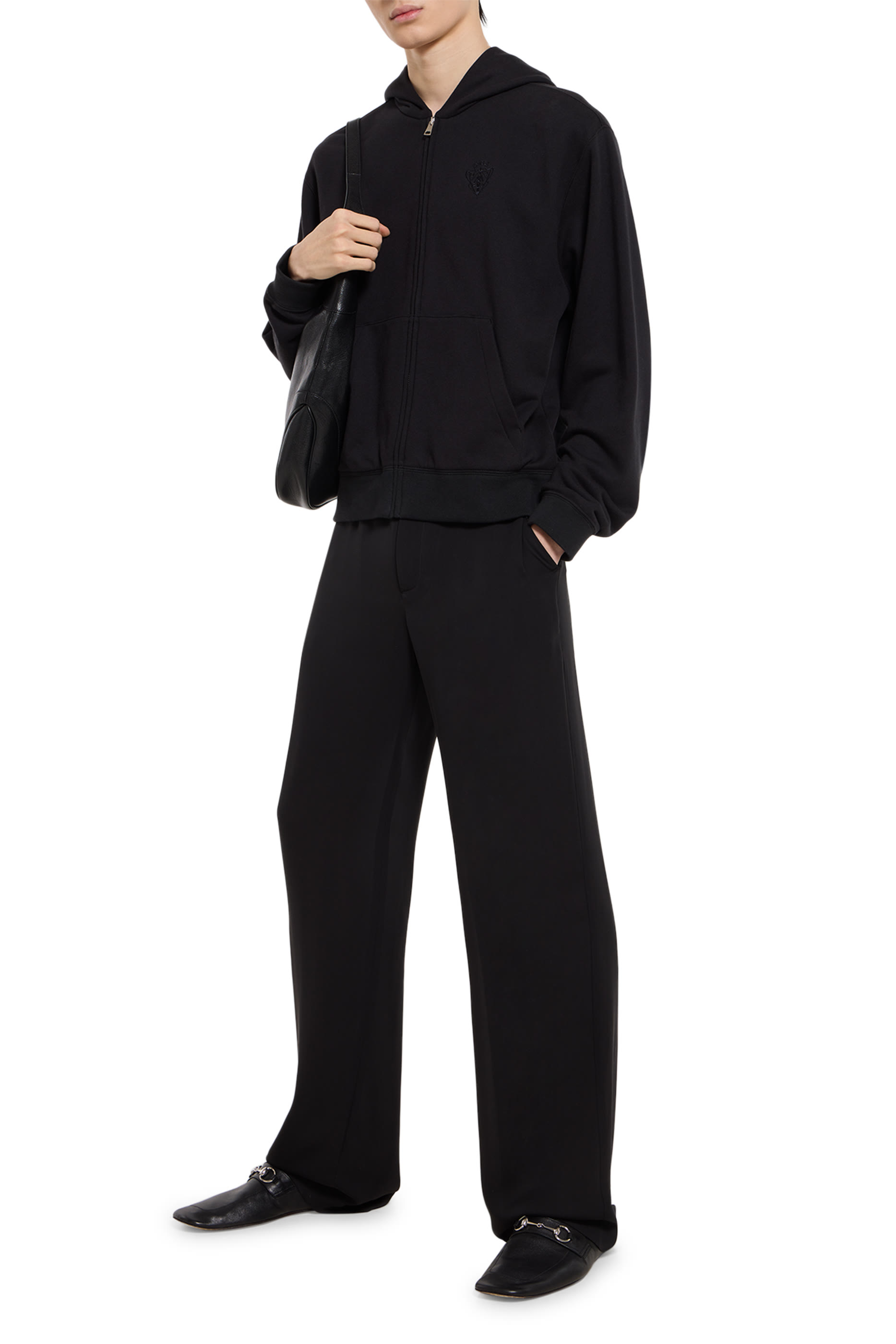 Cashmere Blend Zip Jacket