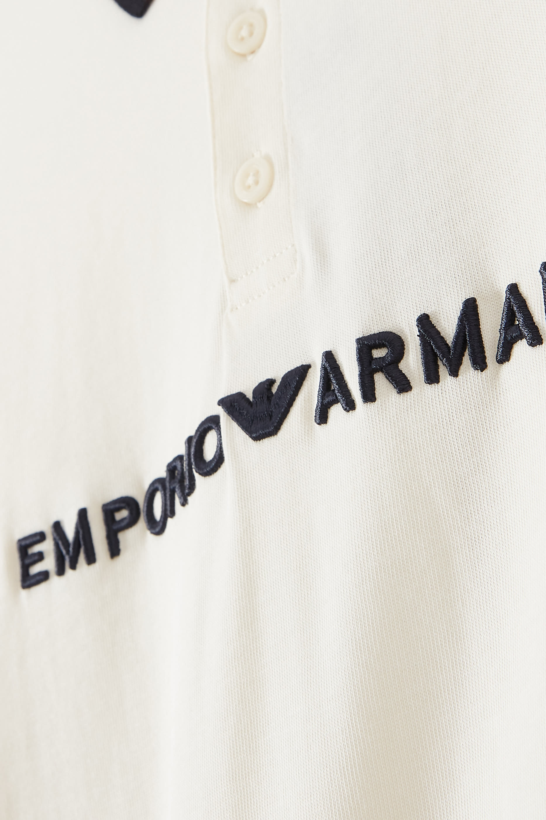 Kids Logo Embroidery Jersey Polo Shirt