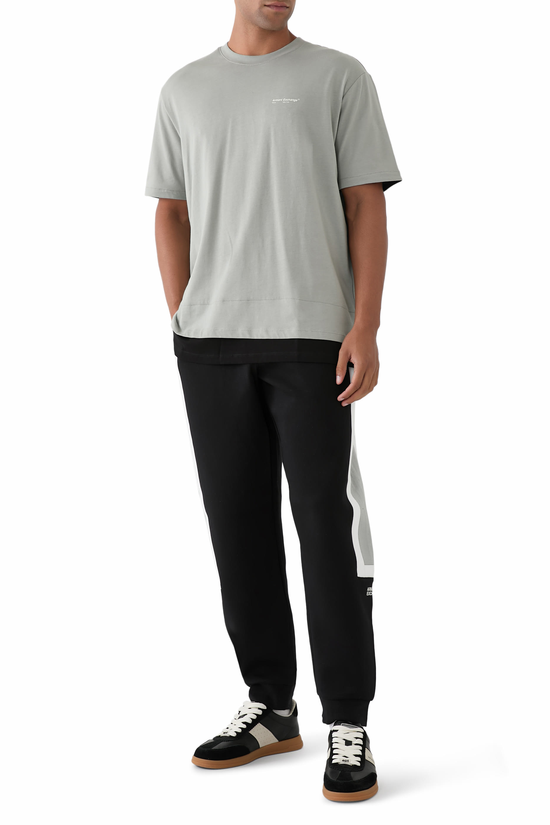 Contrasting Stripes Jogger Pants