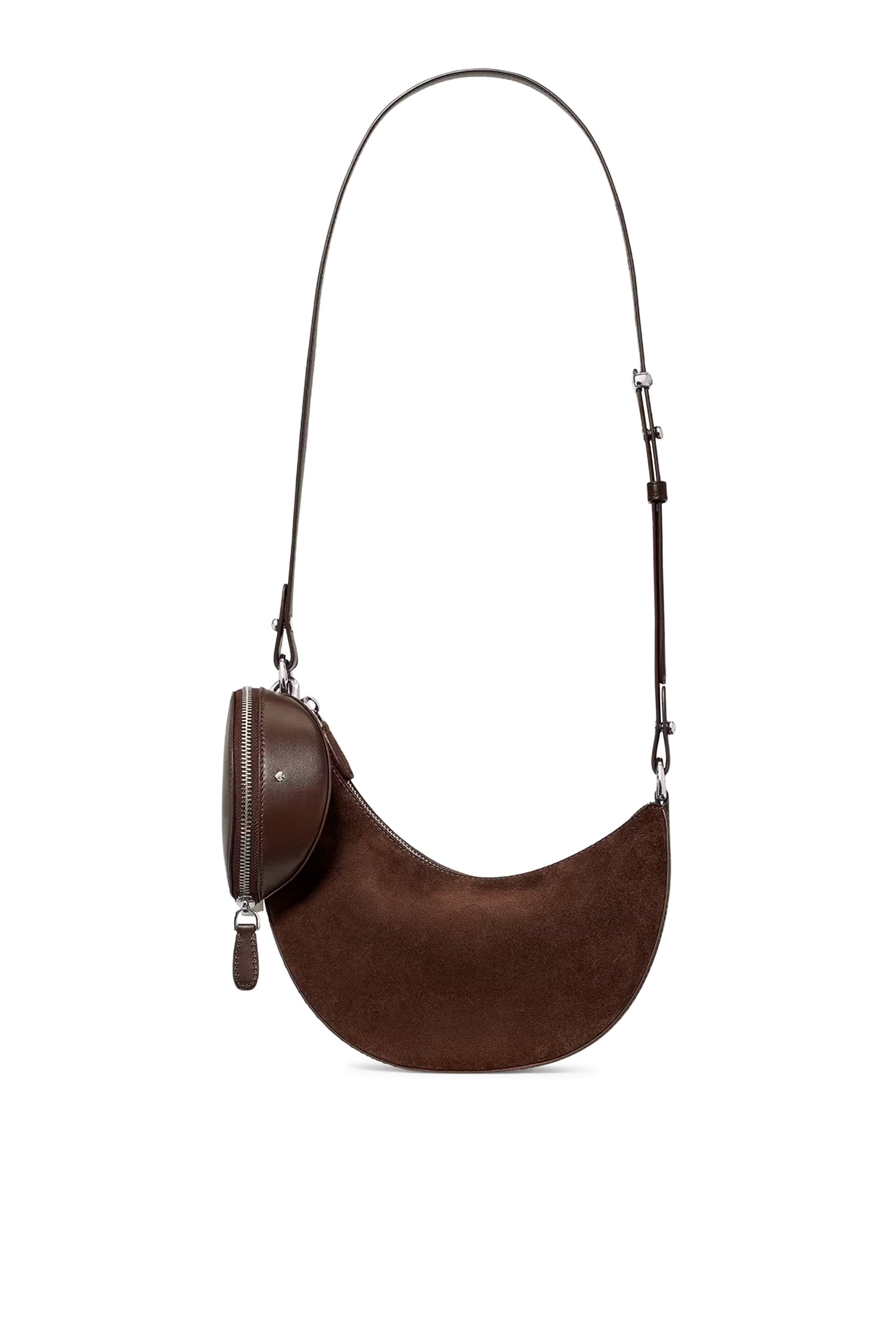 Duo Suede Crossbody Bag