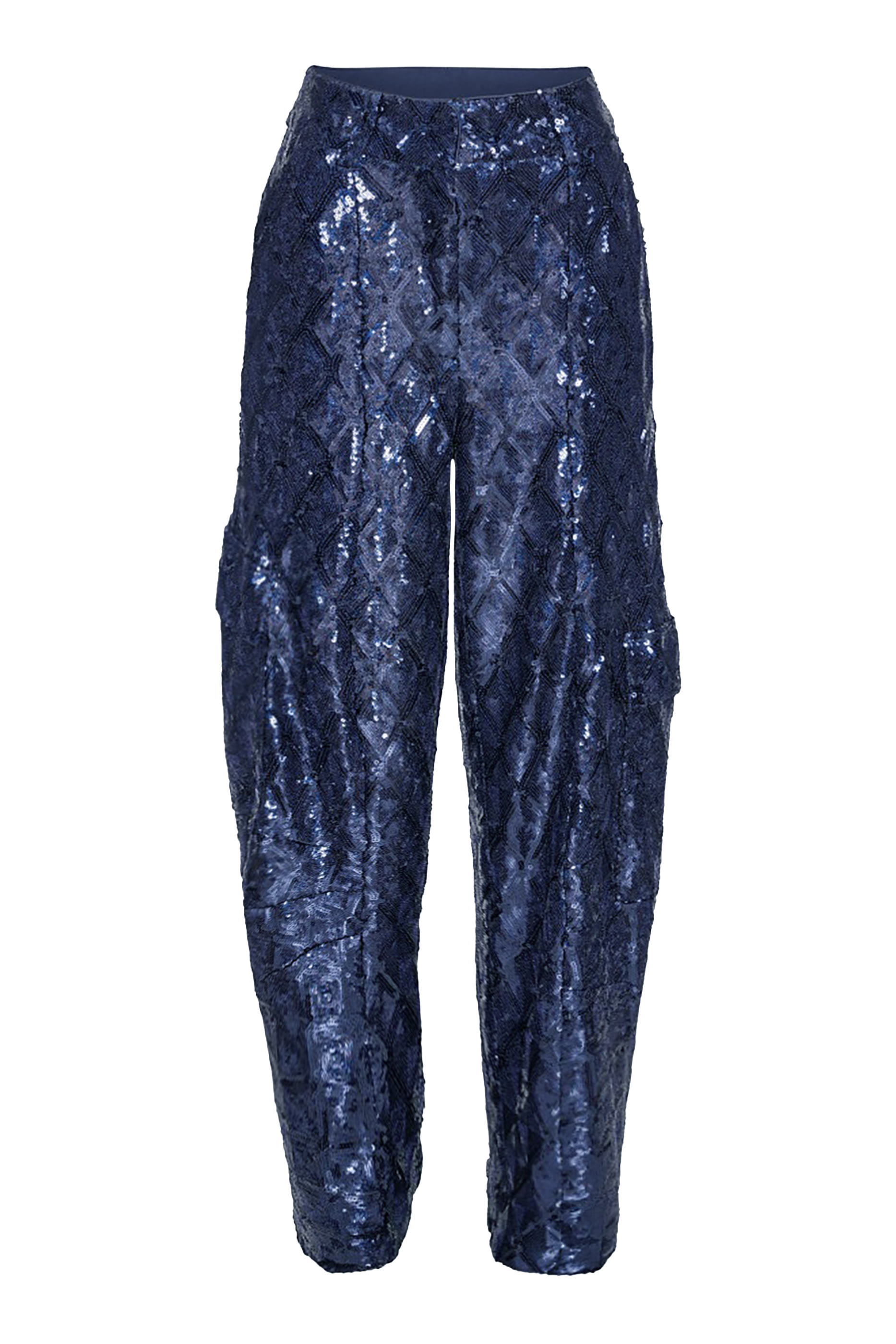 Sequinned Cargo Pants