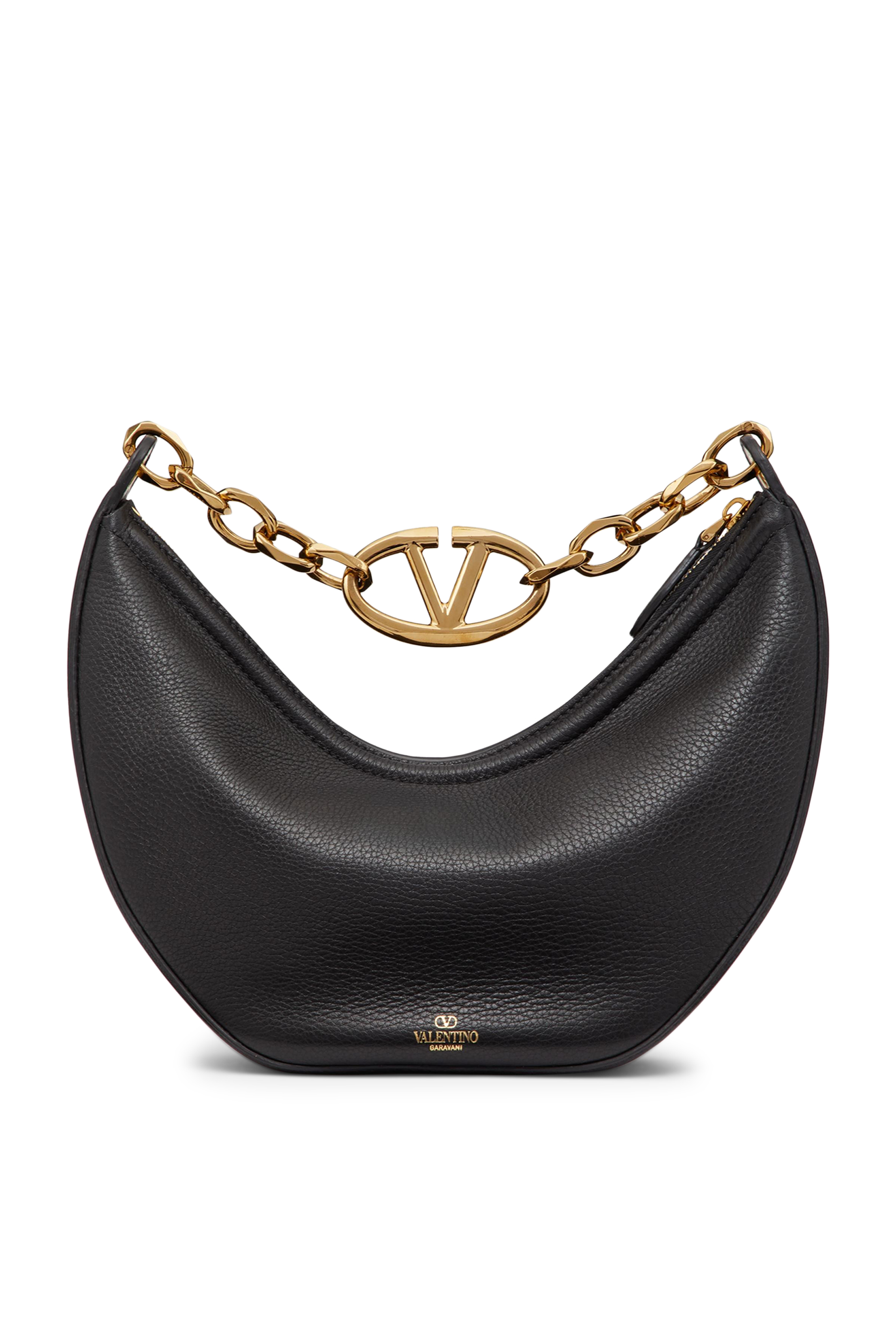 Small VLogo Moon Hobo Bag