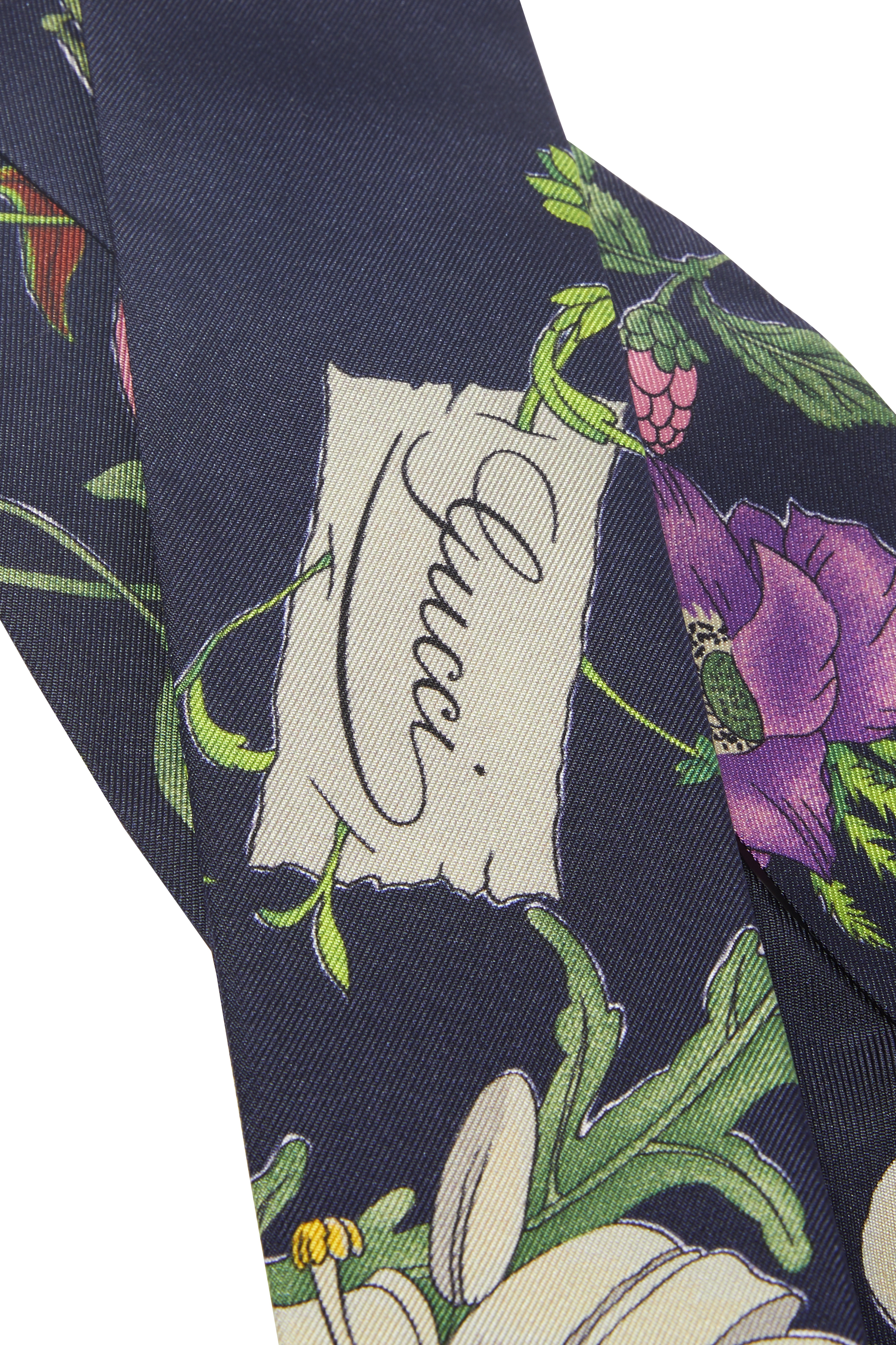 Vintage Flora Silk Neck Bow