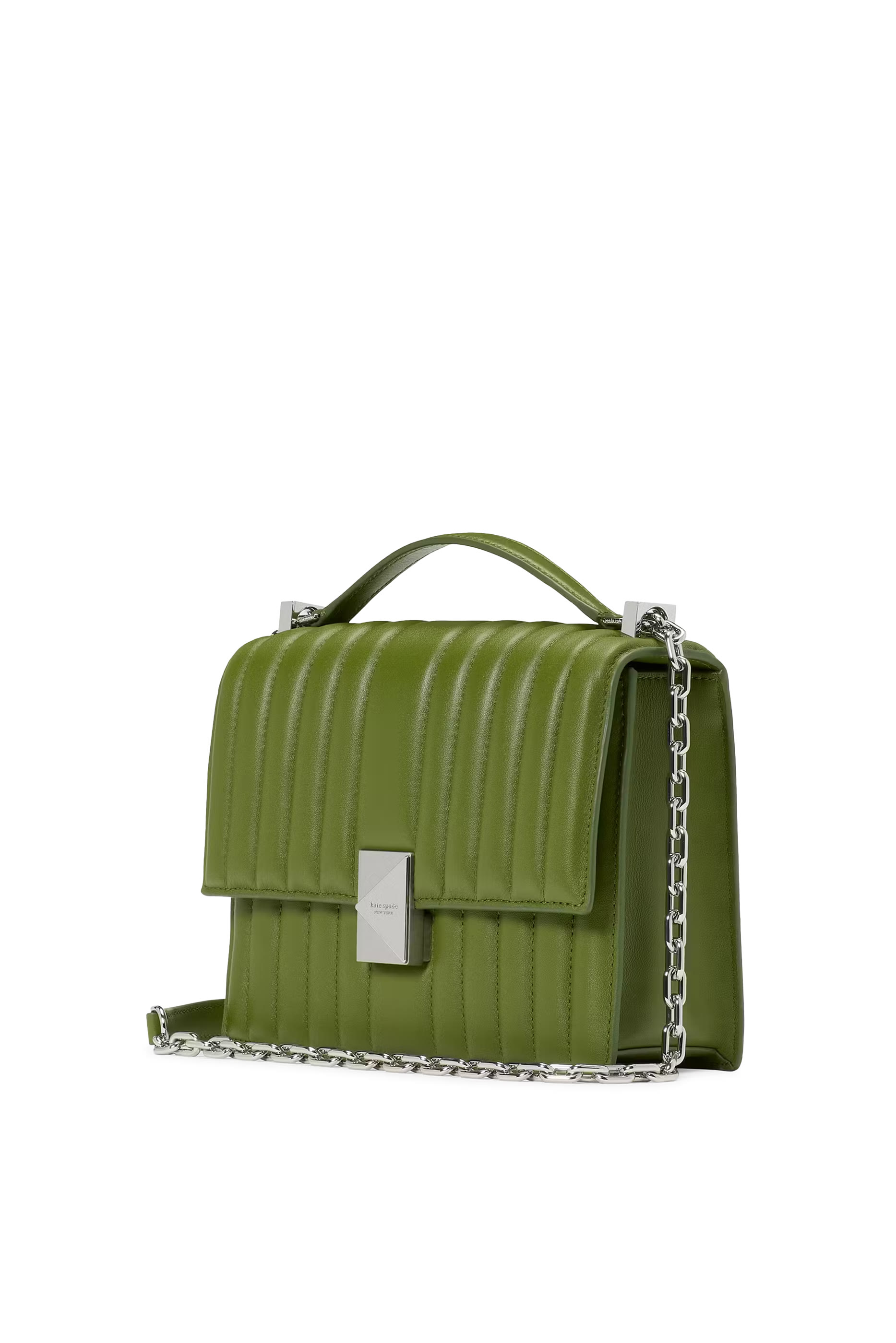 Deco Quilted Chain Shoulder Bag