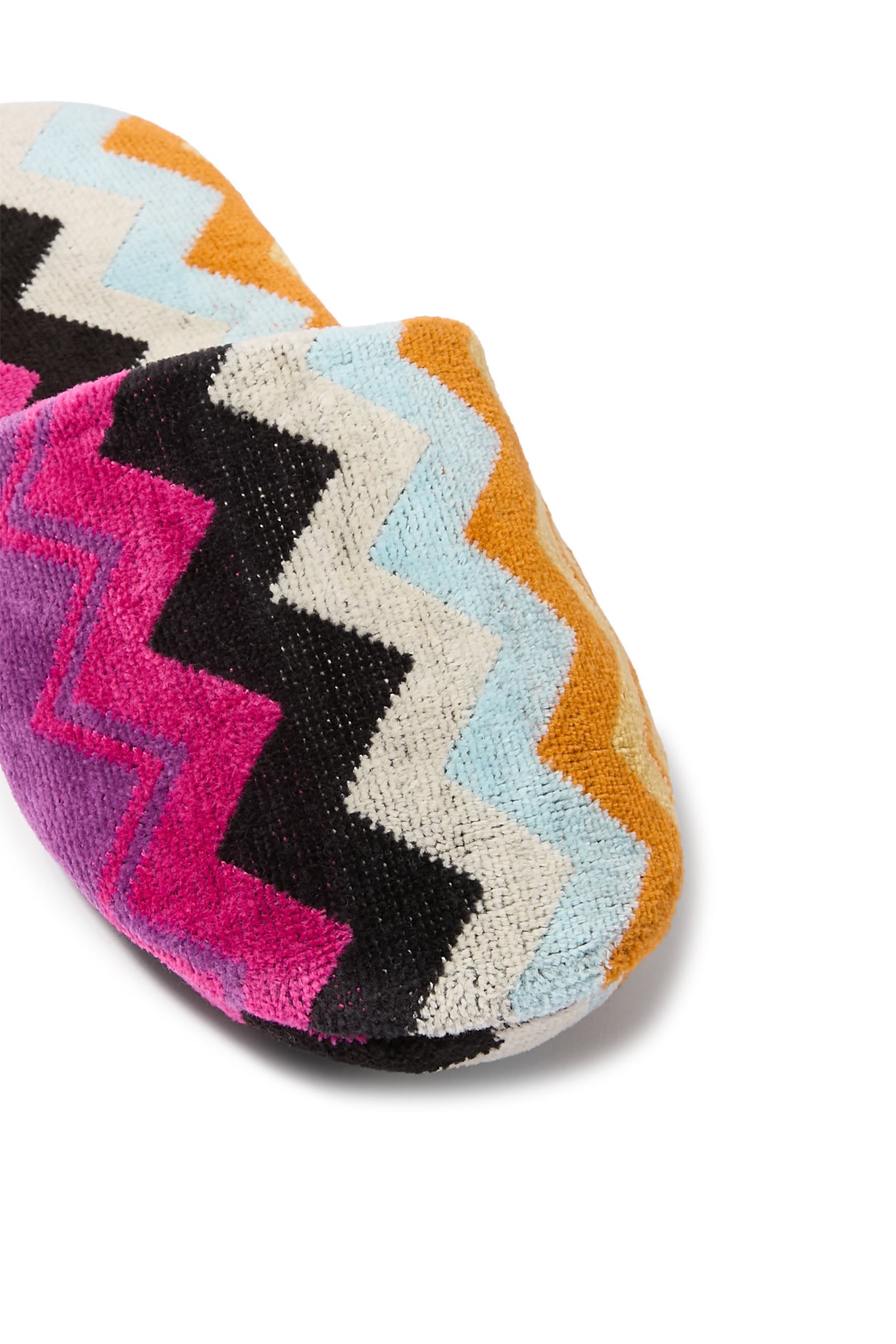 Giacomo Cotton Terry Chevron Slippers