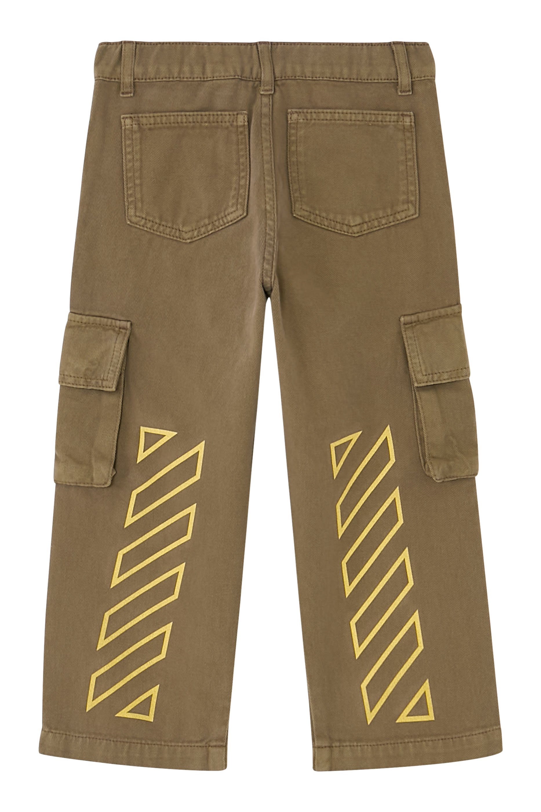 Kids Logo Patch Ddiagonal Cargo Pants