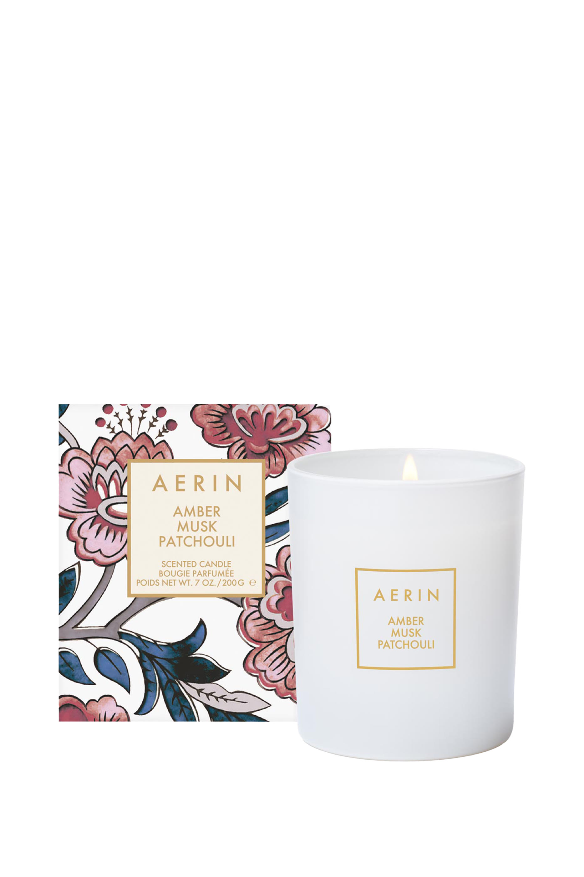 Amber Musk Patchouli Scented Candle