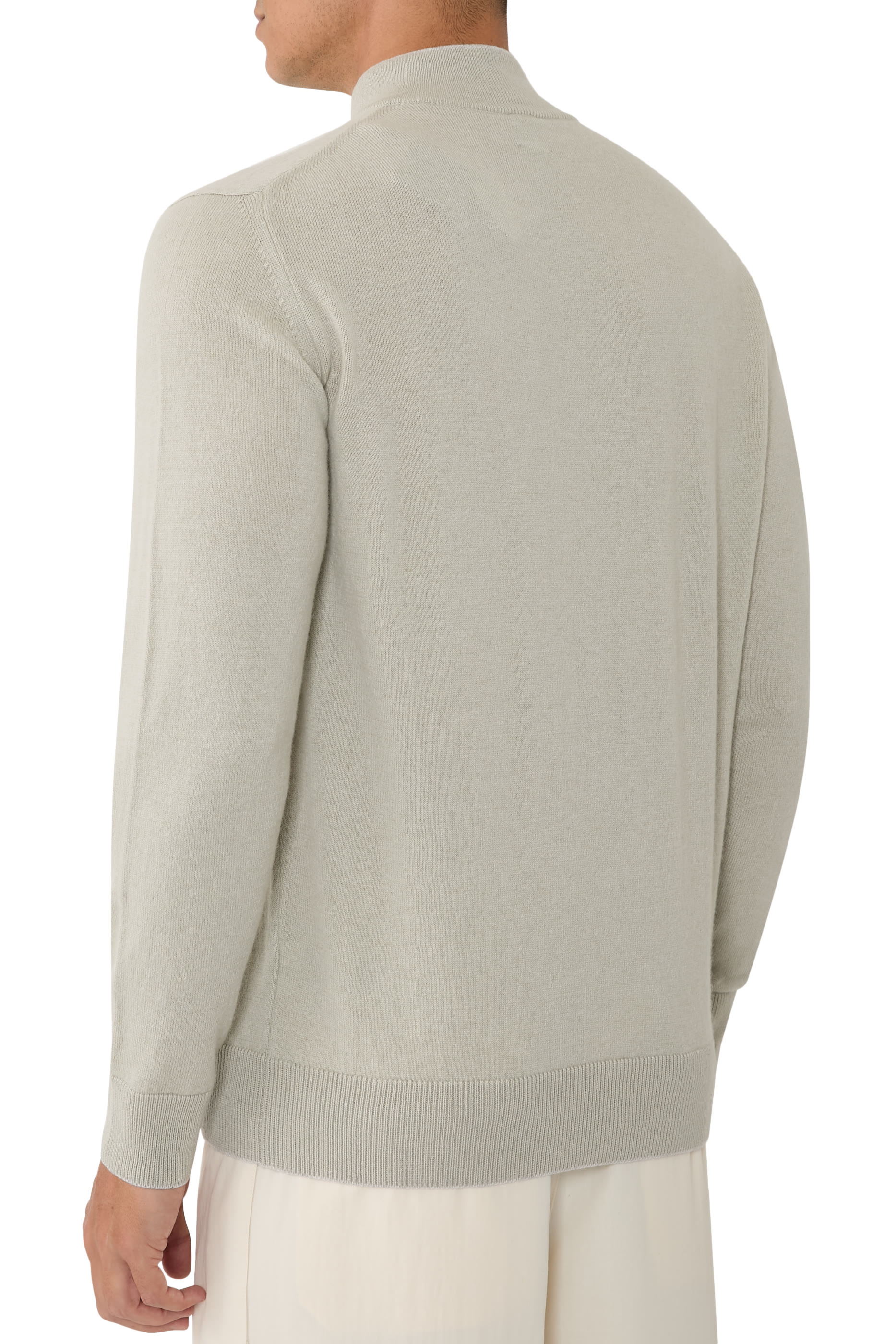 Cashmere Half Zip Sweater