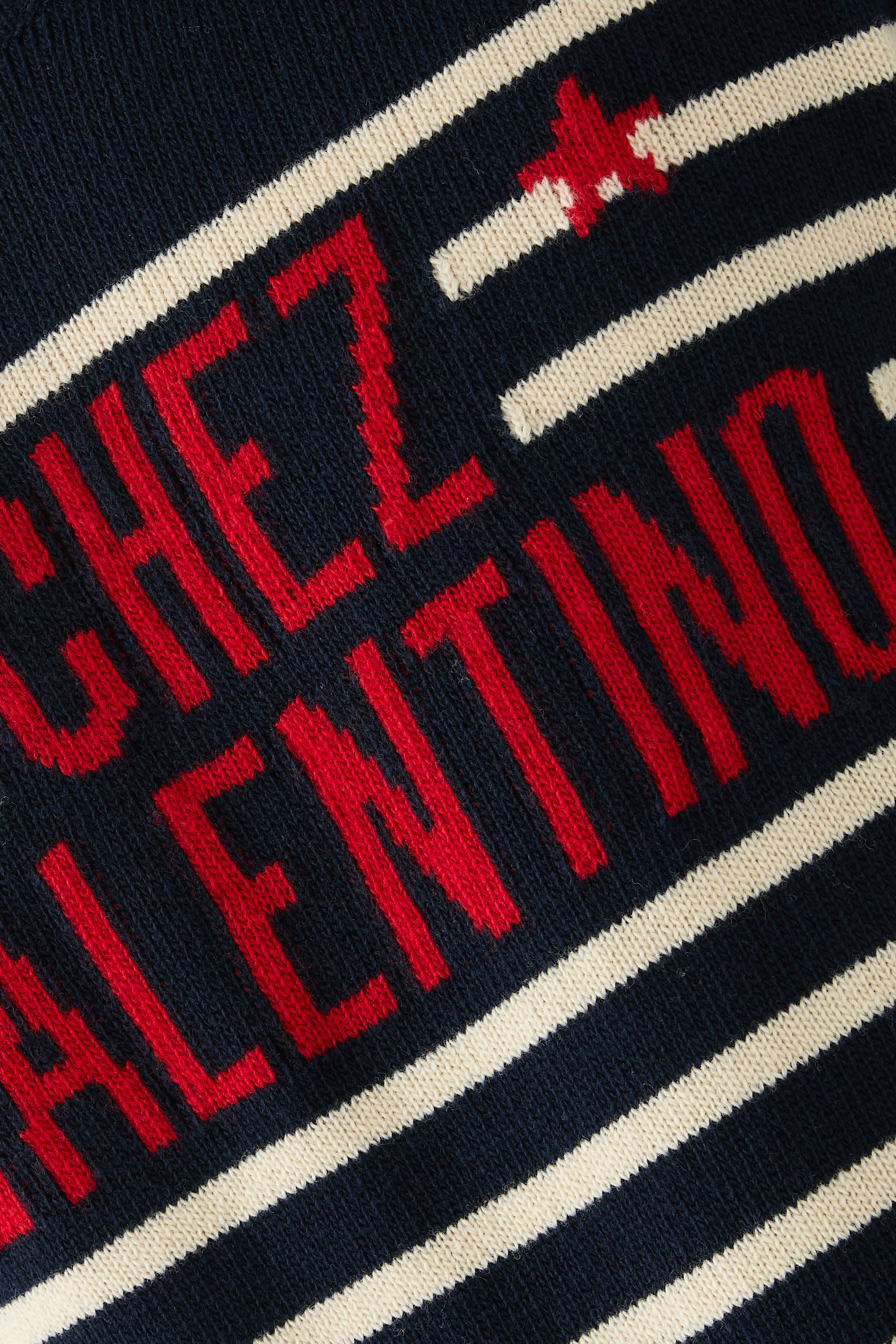 Logo Jacquard Motif Sweater