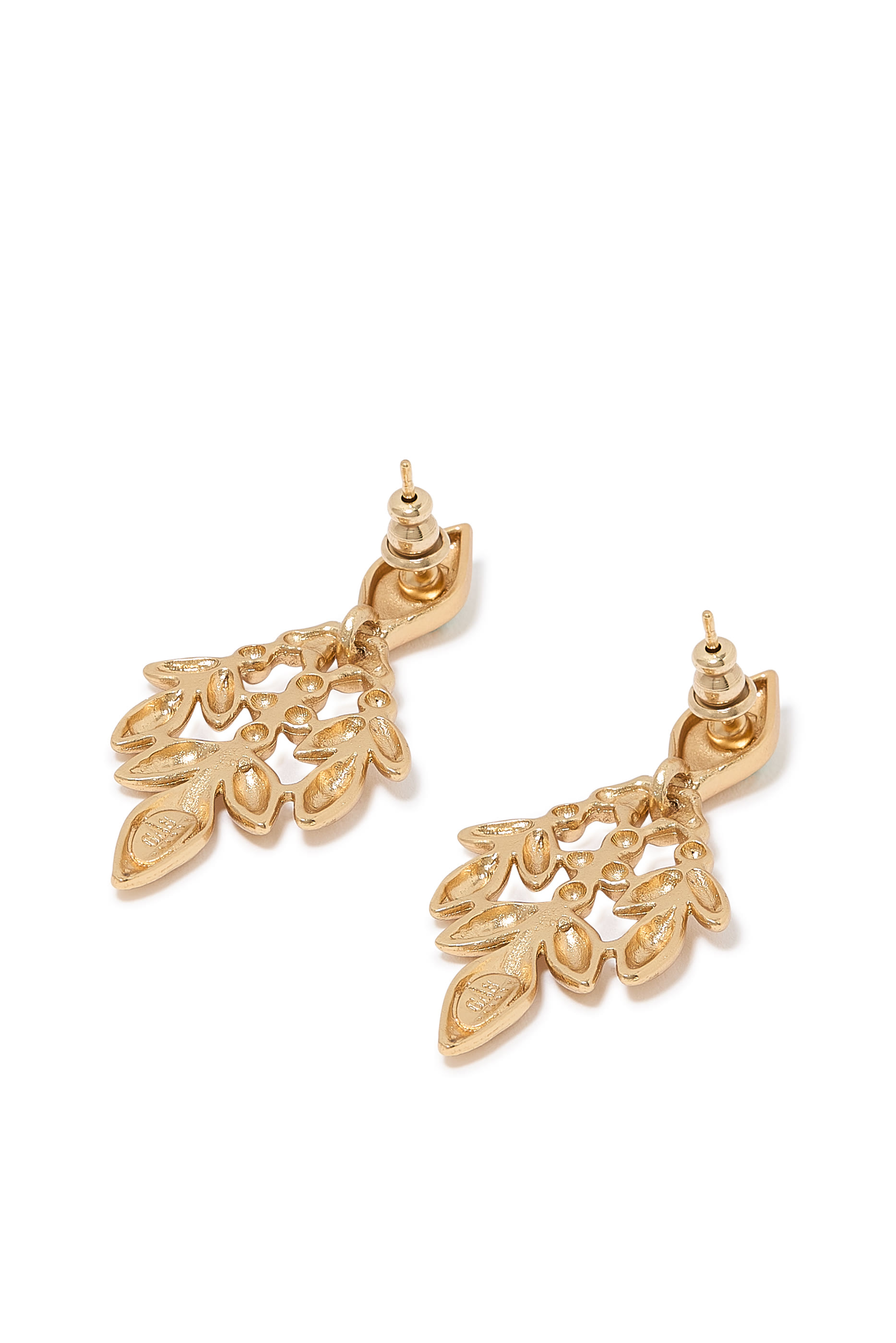 Aolea Earrings, Gold-Plated Brass