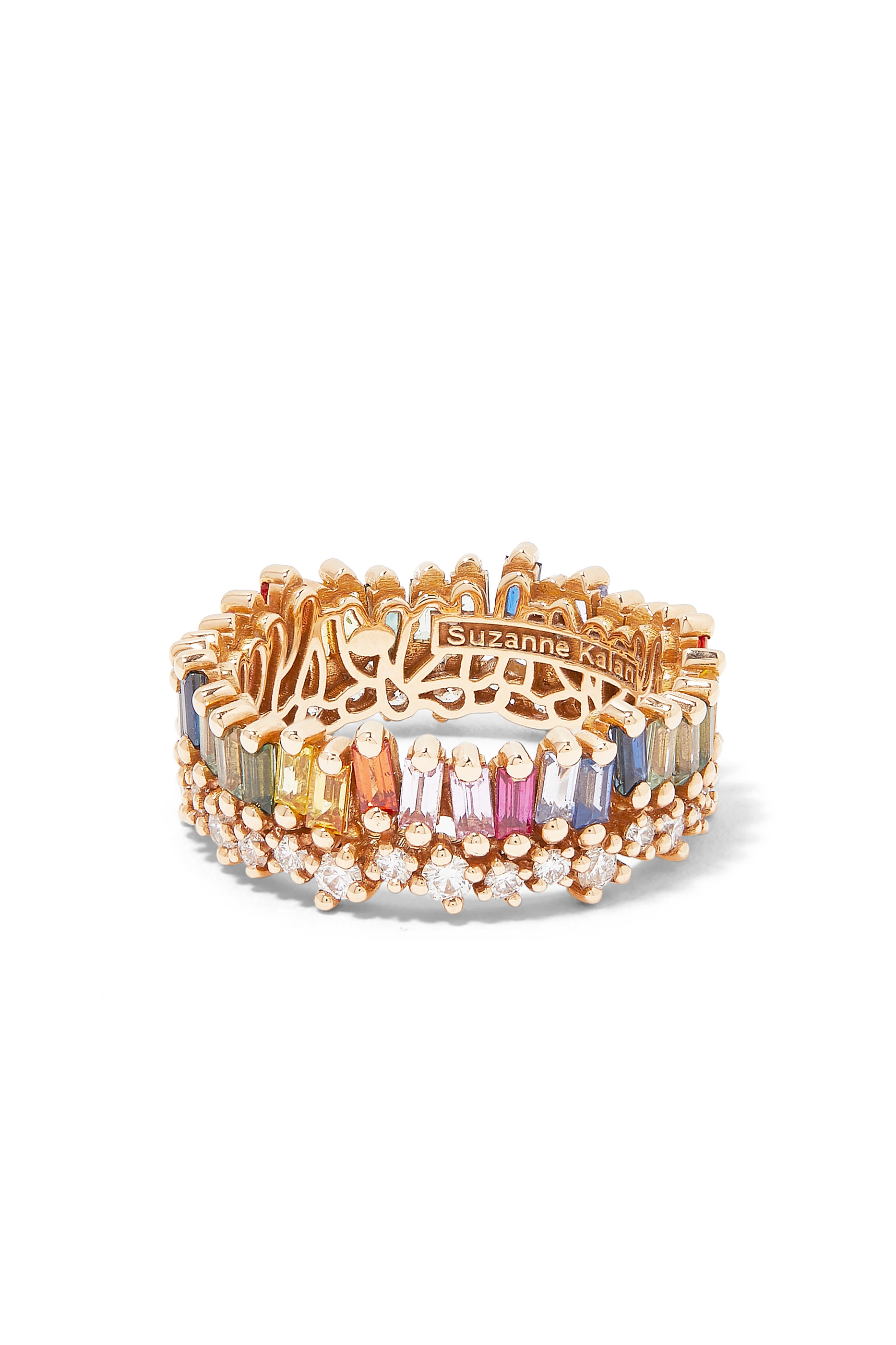 Short Stack Multi-color Eternity Ring
