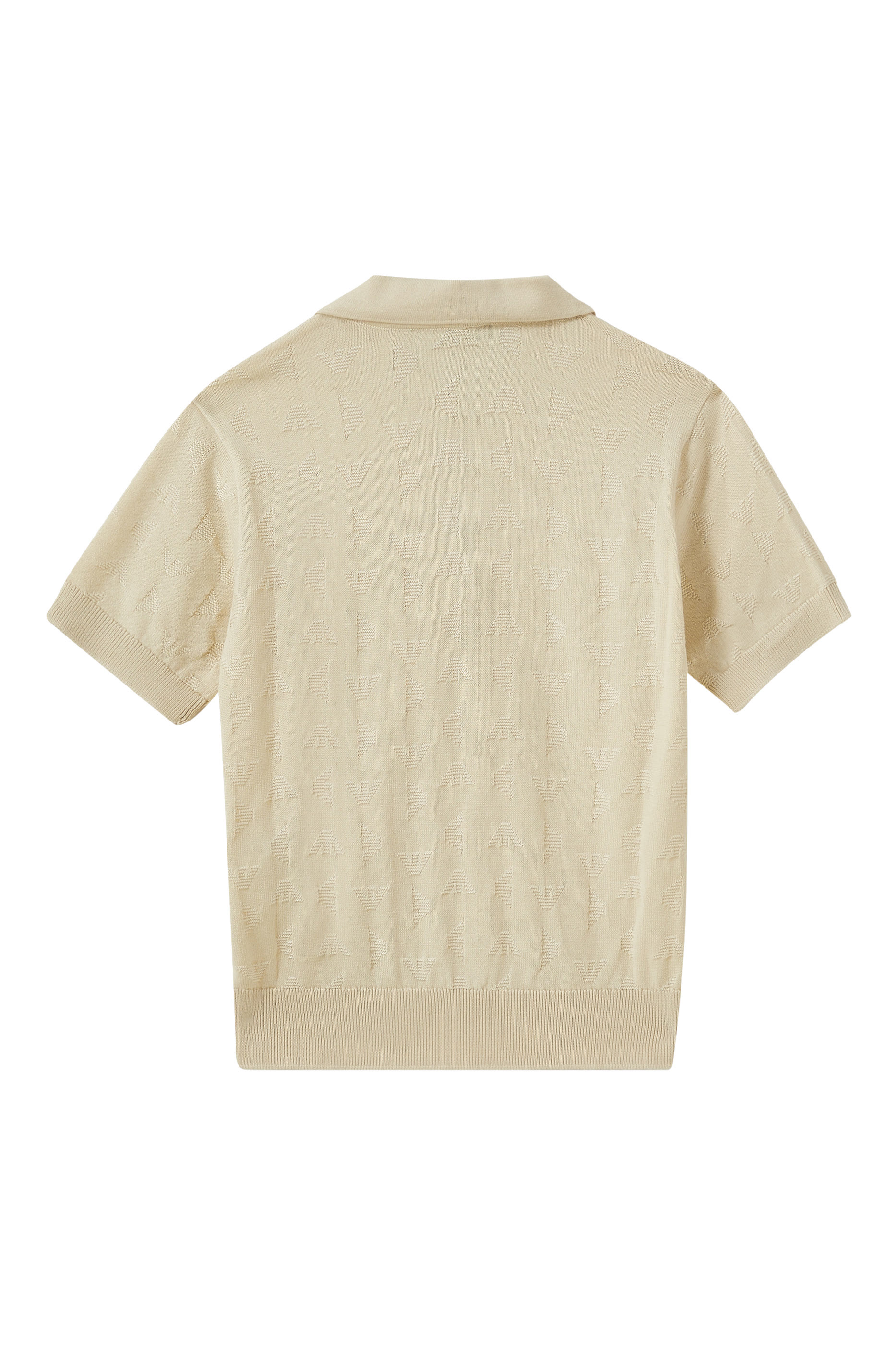 Kids Eagle Logo Knit Shirt